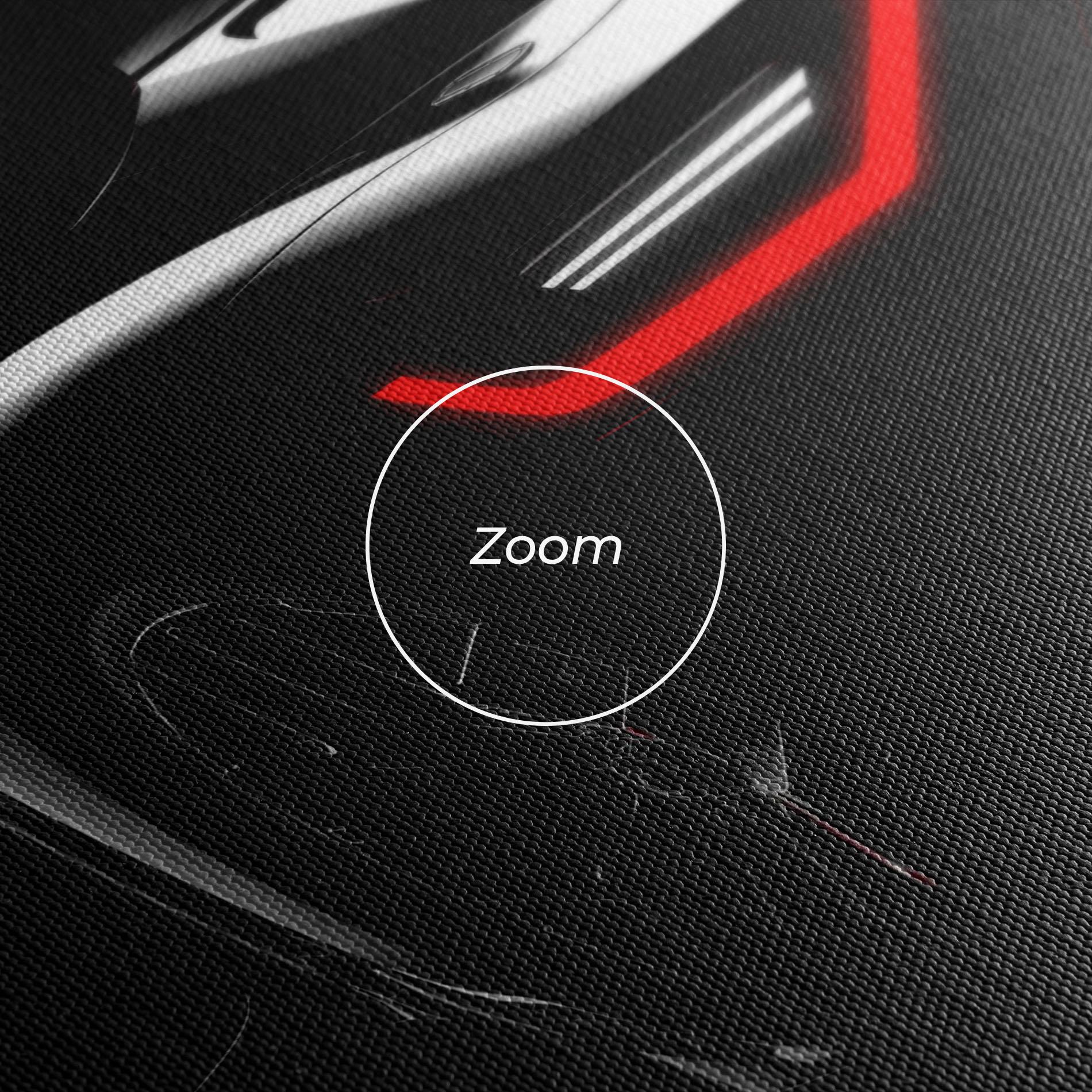 Картина на платно Black Hypercar Car mockup 3