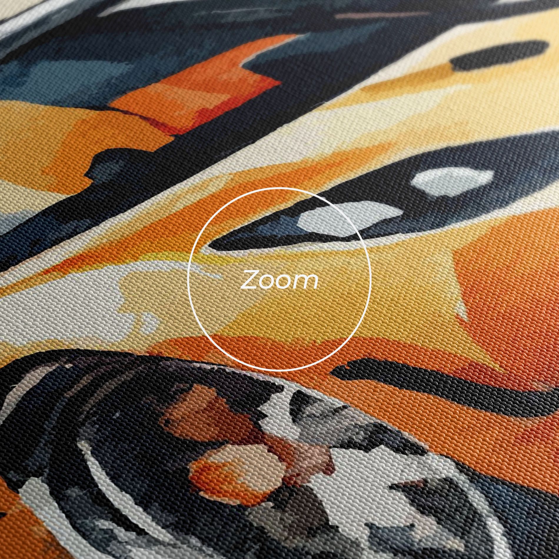 Orange Paint Car mockup 3