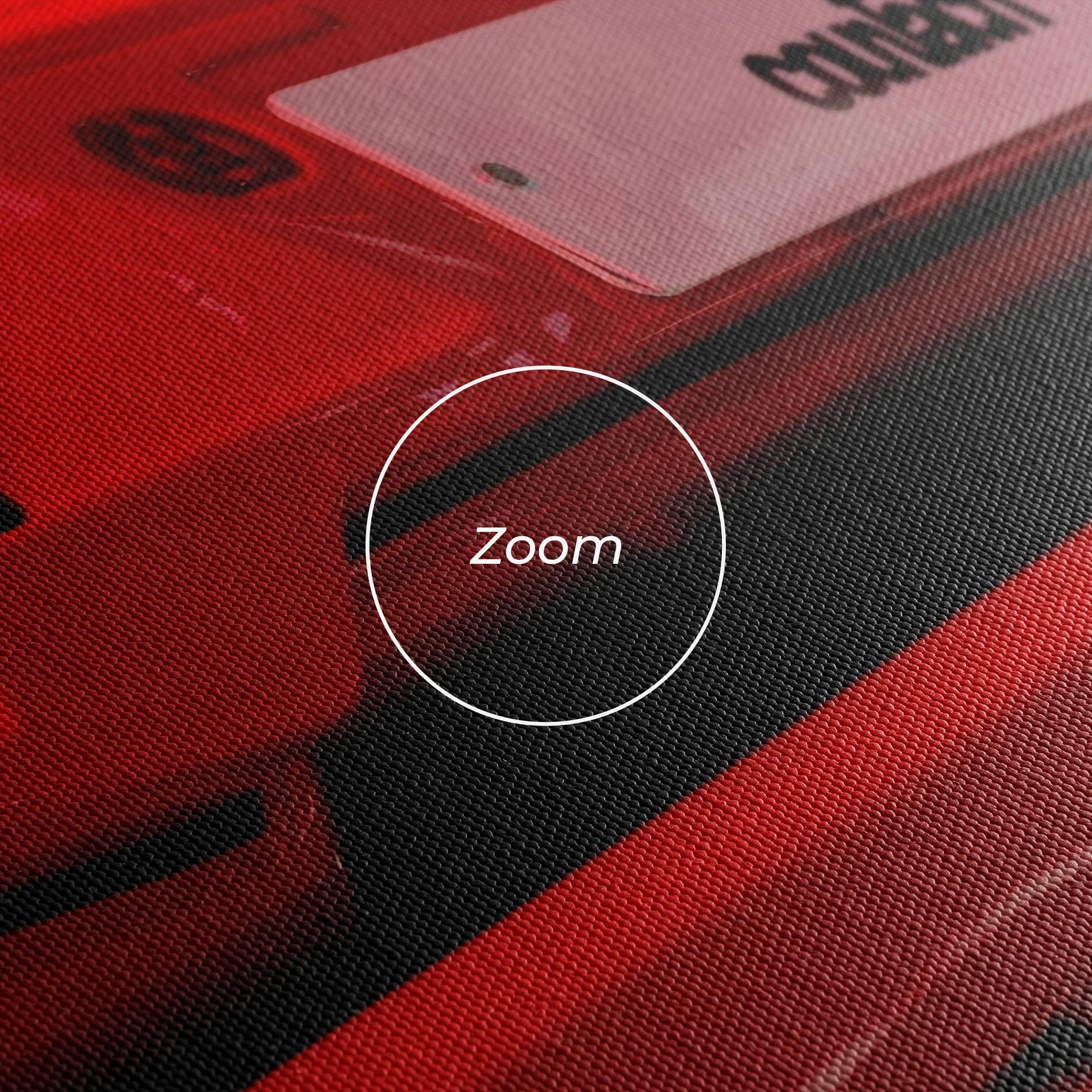 Картина на платно Red Rear Countach mockup 3