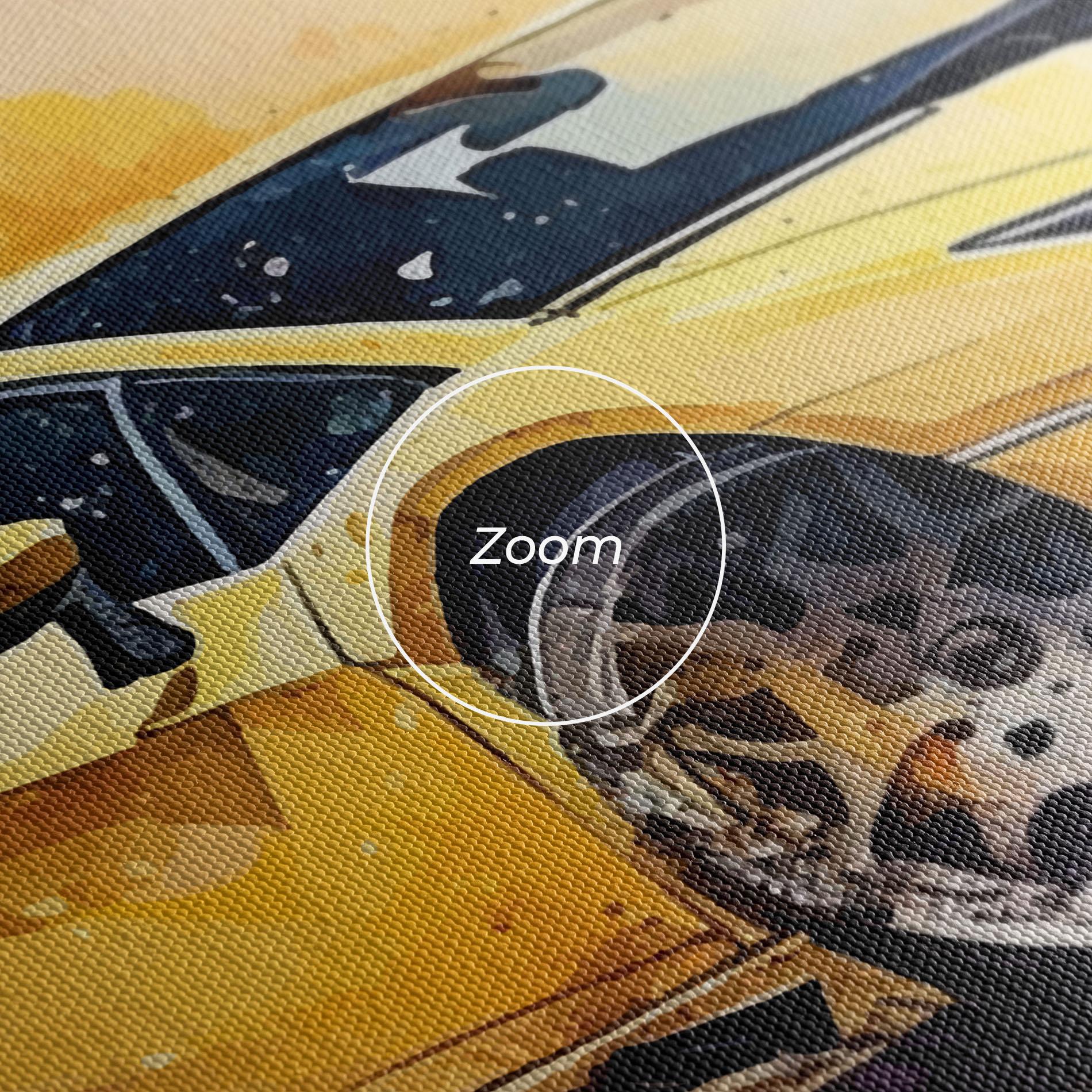 Картина на платно Watercolor Sport Car mockup 3
