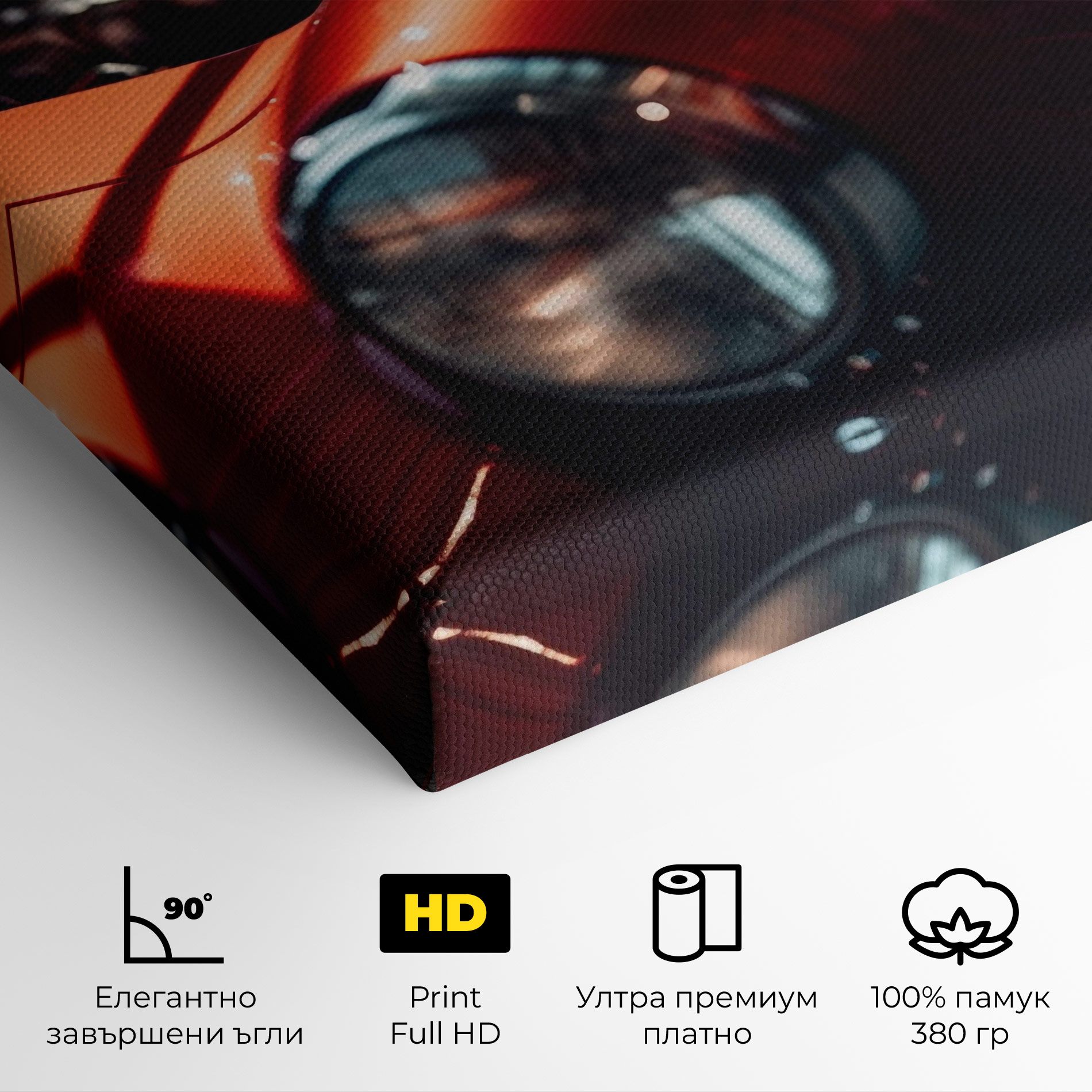 Old Vintage Red Car mockup 4