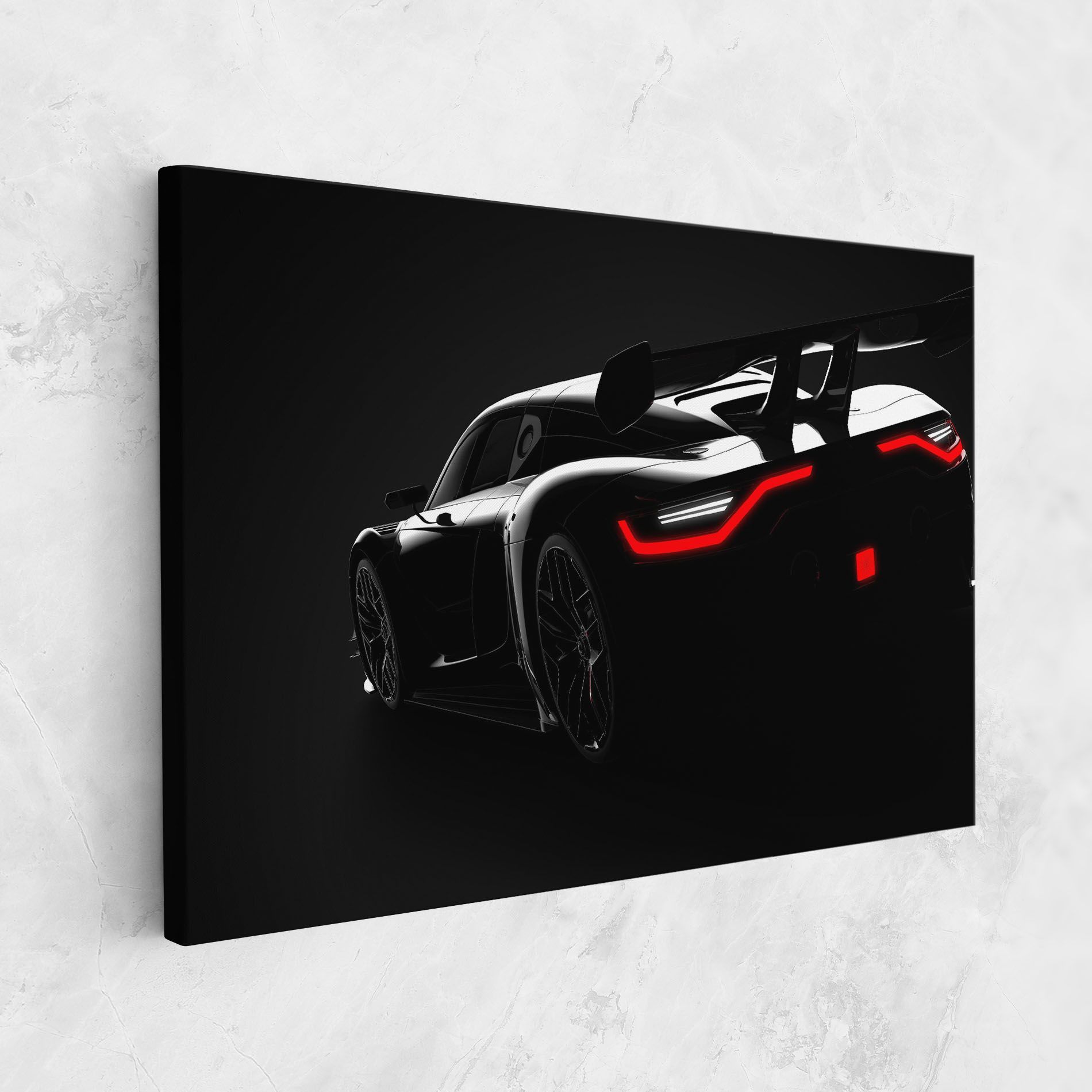 Black Hypercar Car mockup 1