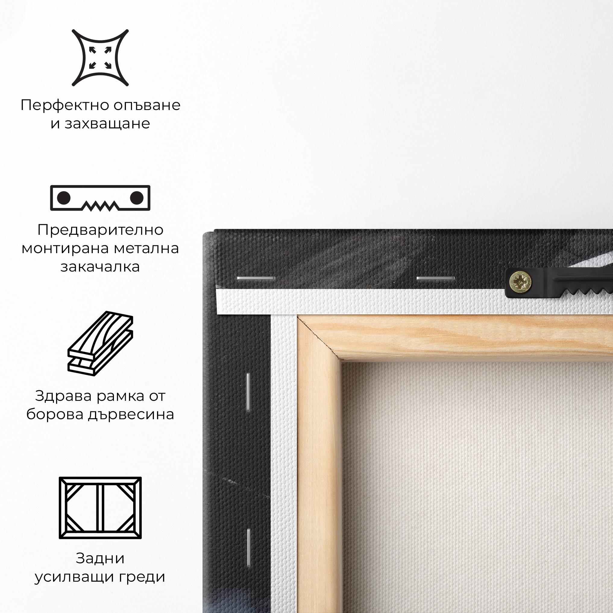 Картина на платно Orange Proche Drifting mockup 5