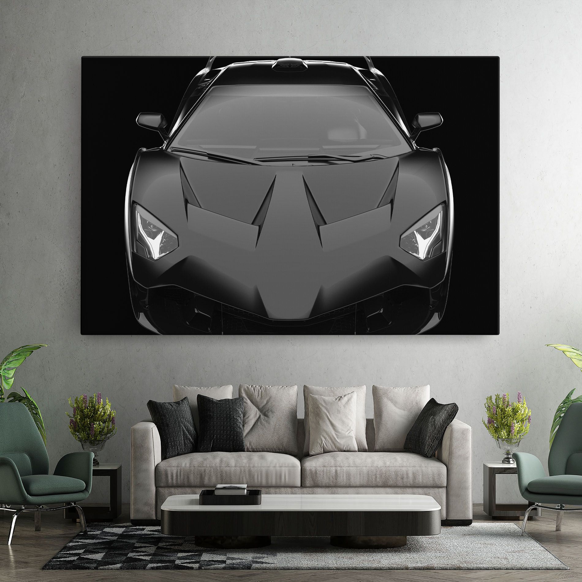 Black Matte Lambo mockup 7