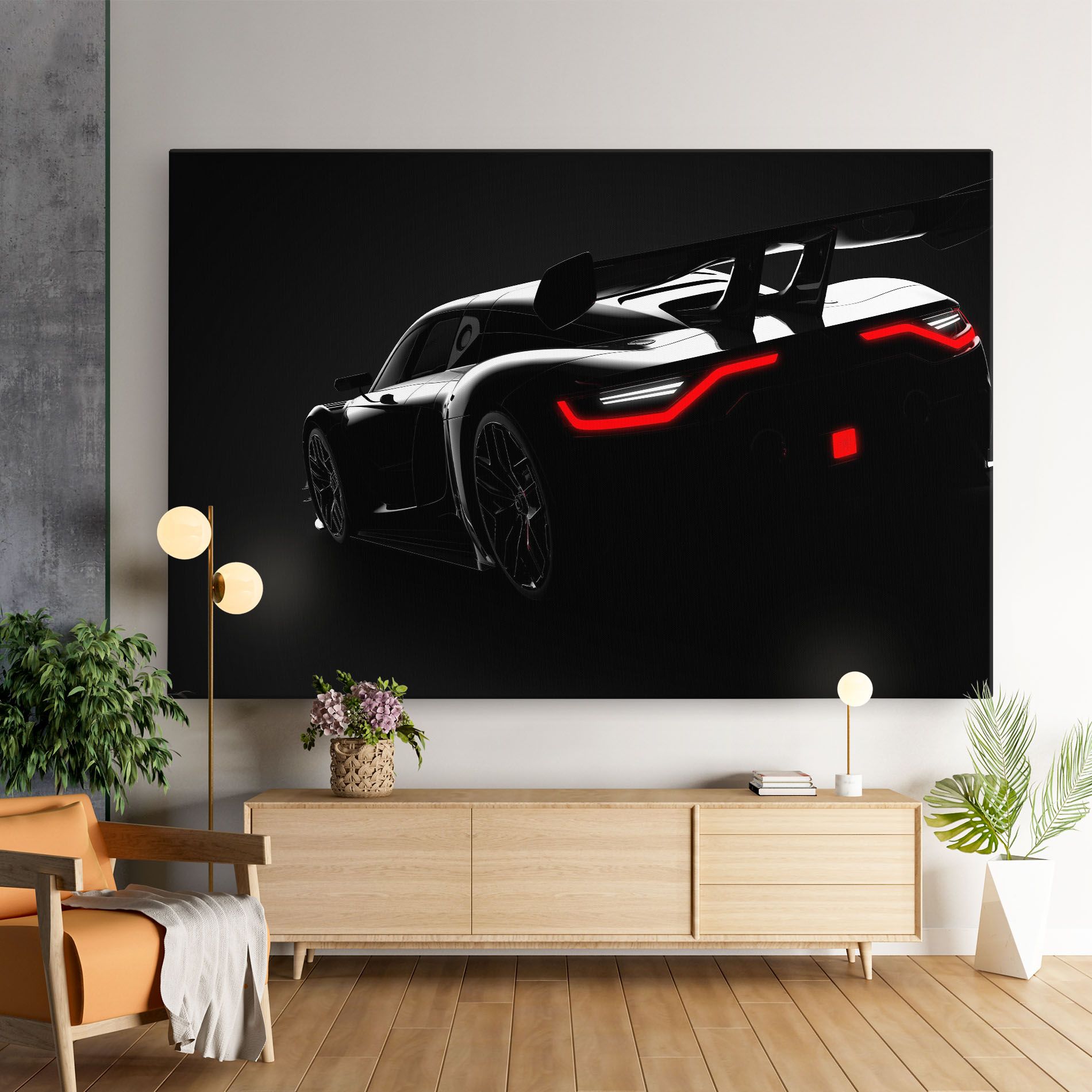 Black Hypercar Car mockup 9