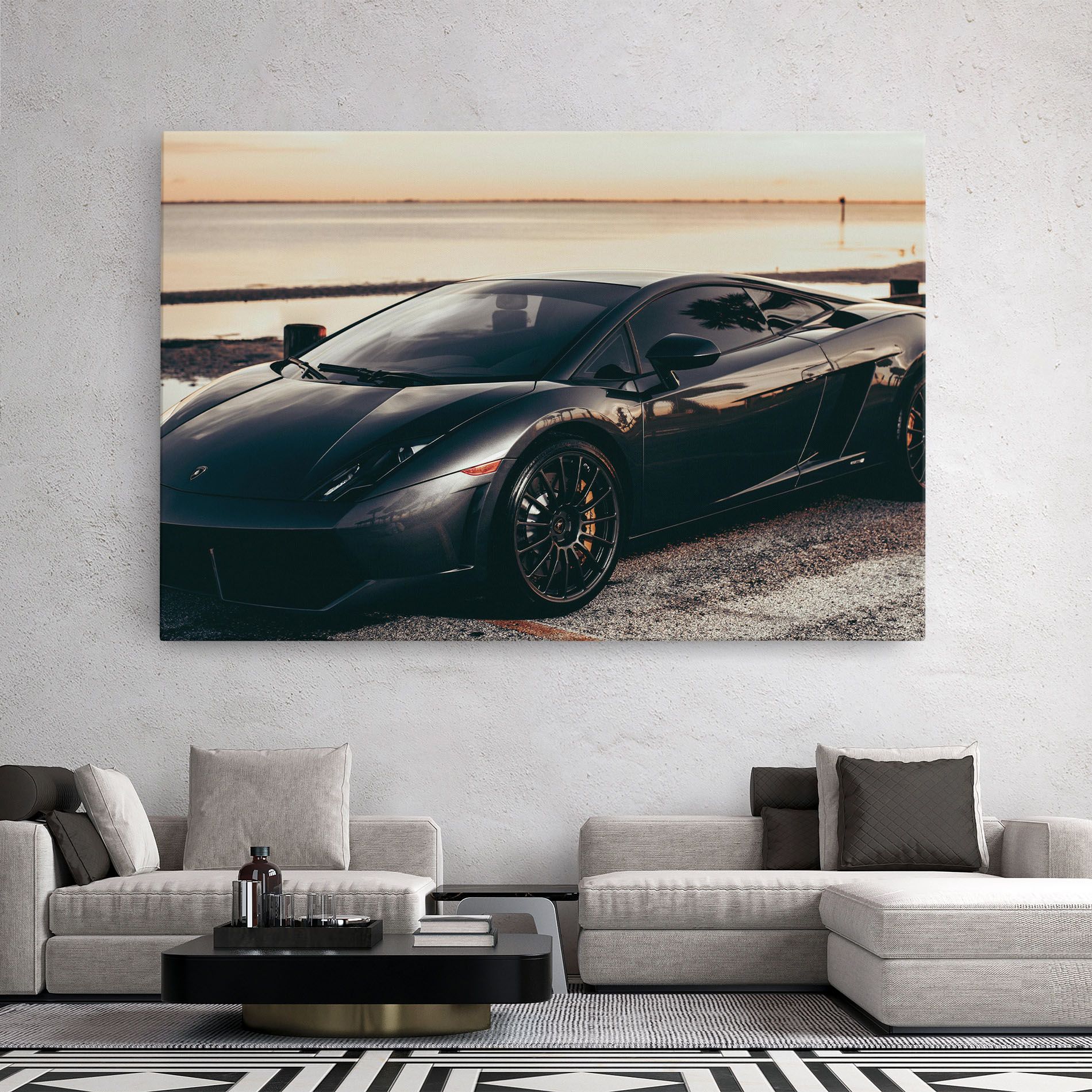 Black Lambo Sea mockup 2