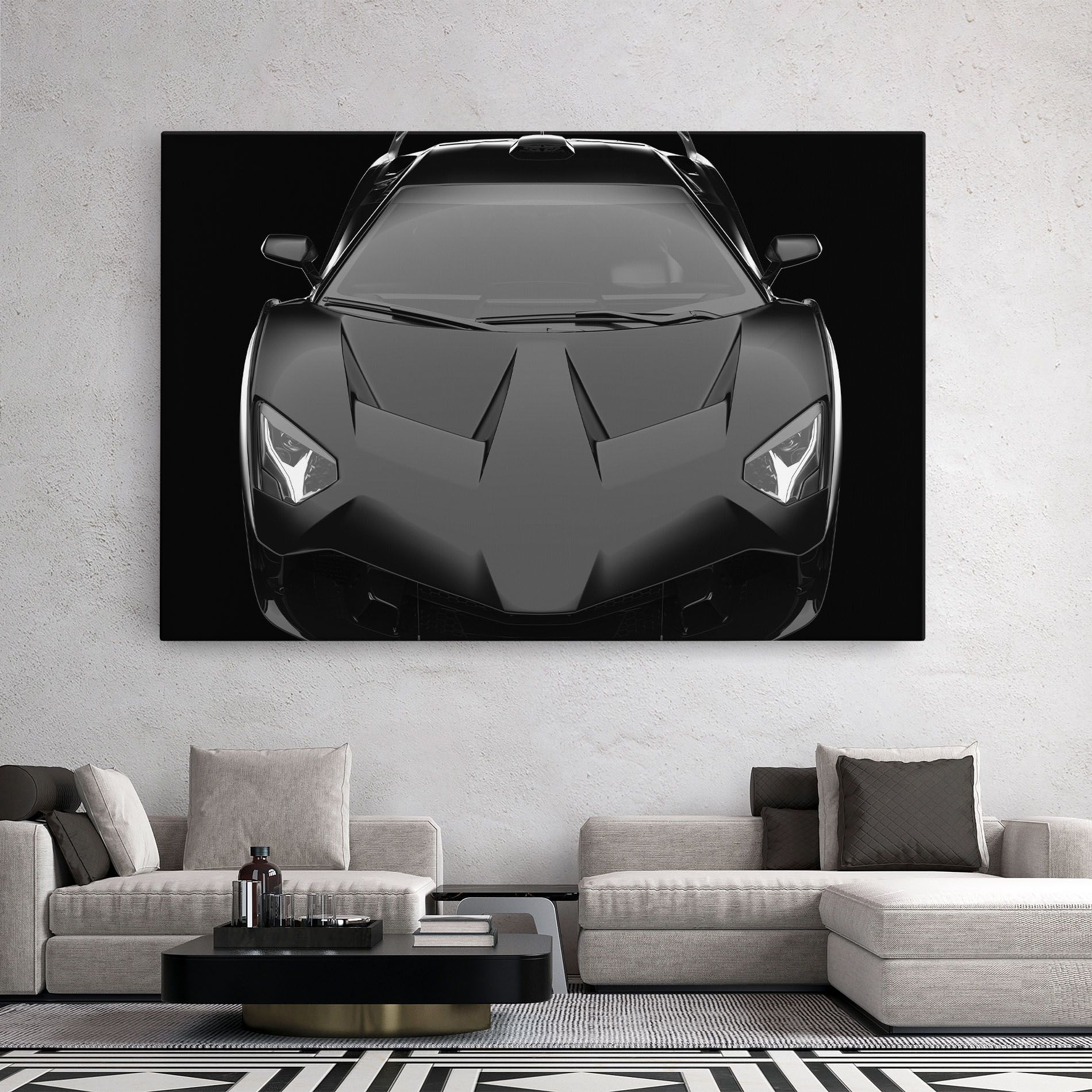 Black Matte Lambo mockup 2