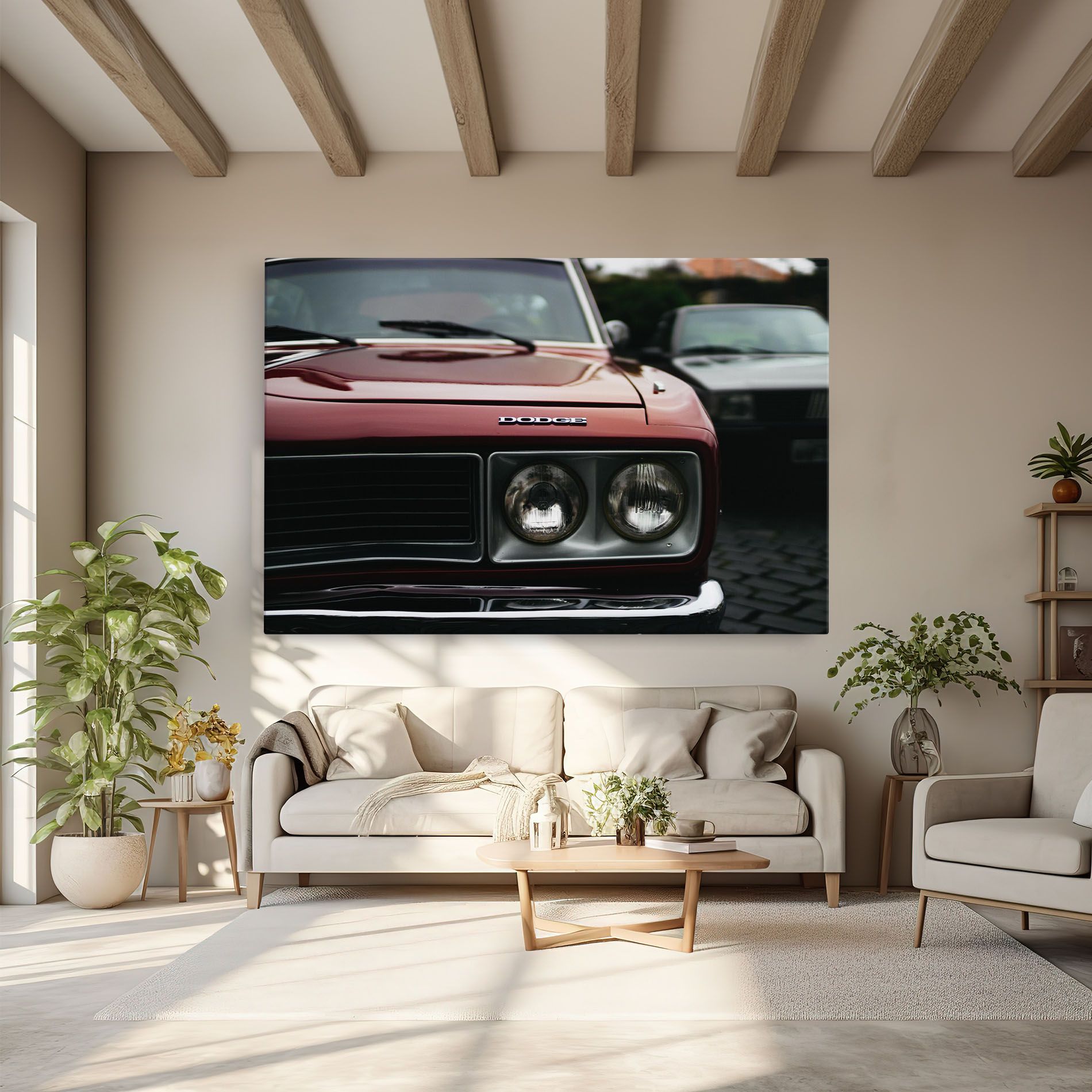 Dark Vintage Red mockup 6