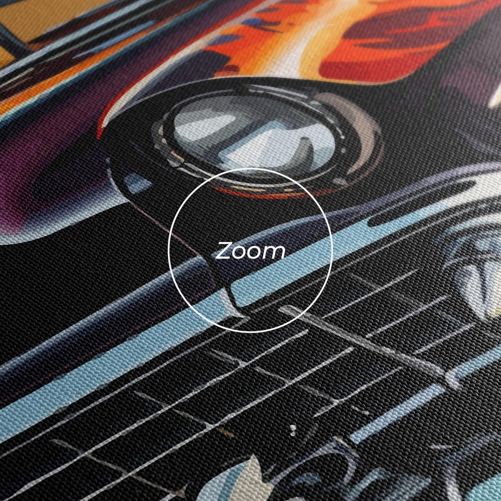 Картина на платно Cool Vintage Car mockup 3