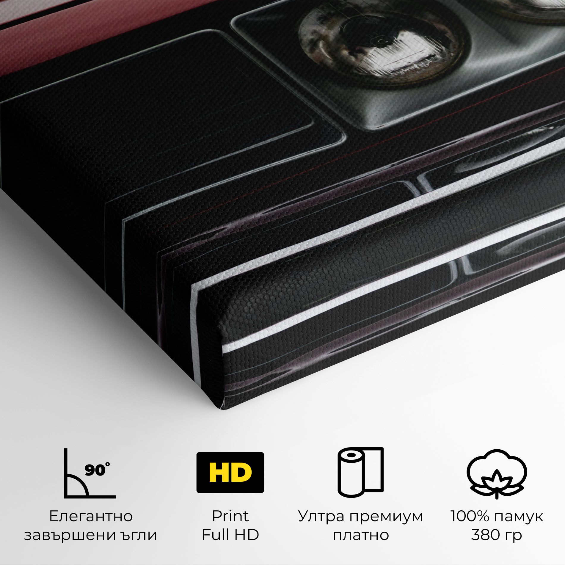 Dark Vintage Red mockup 4