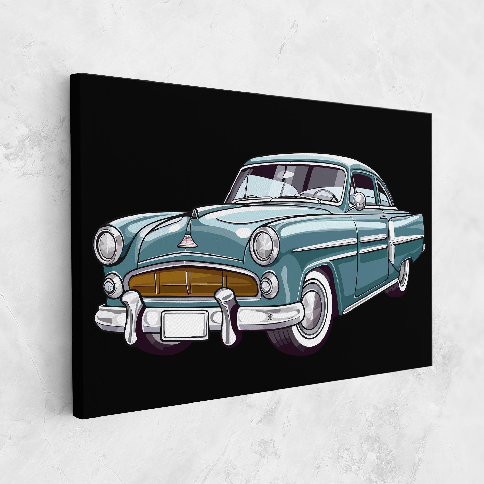 Картина на платно Ford Thunderbolt mockup 1