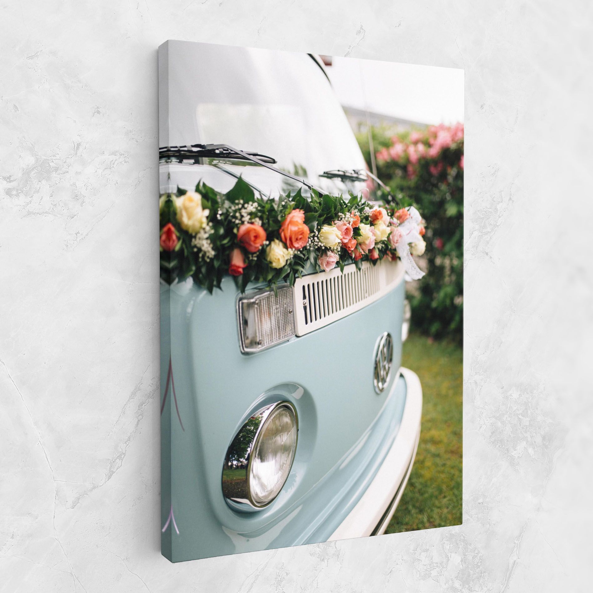 Vintage Rose Van mockup 1
