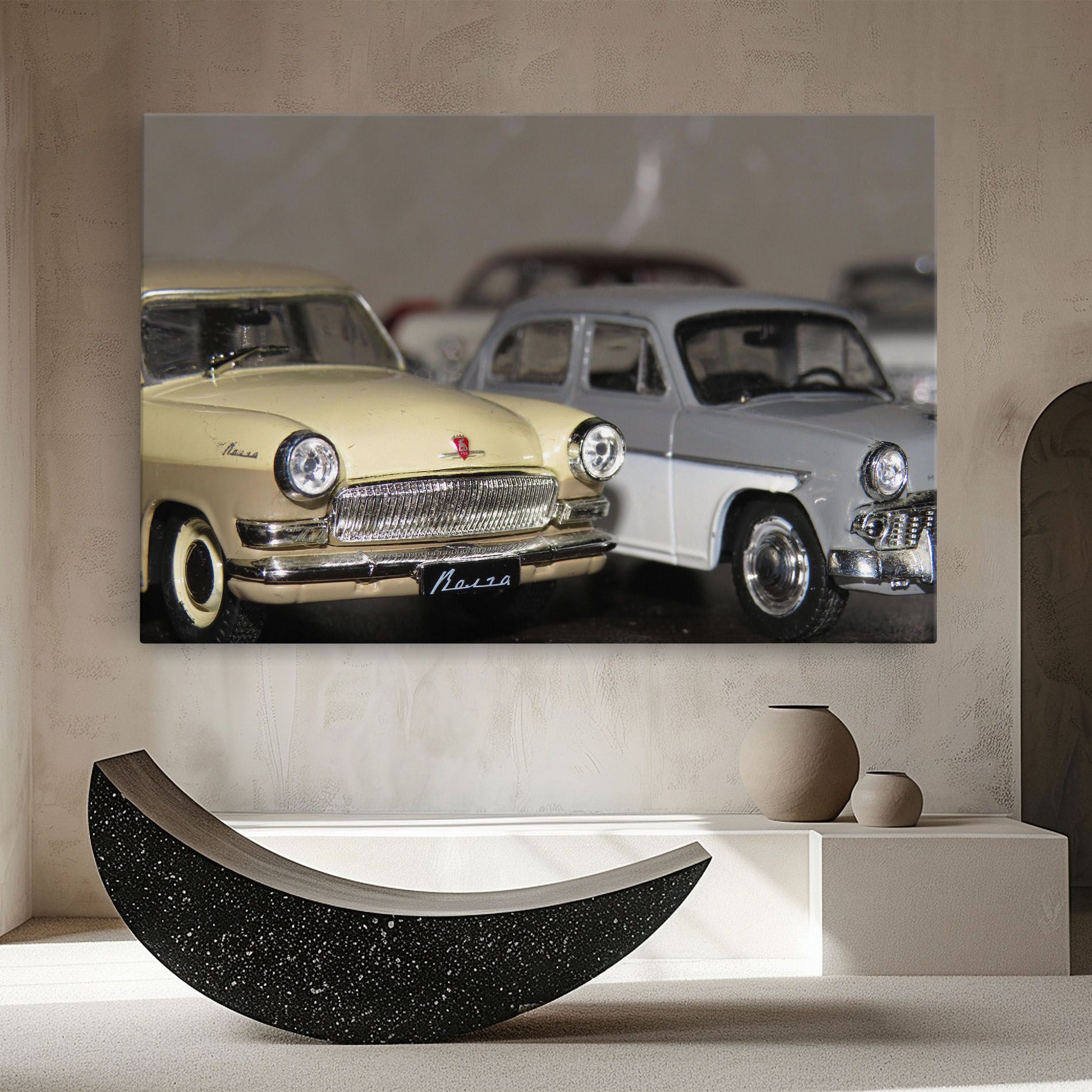 Cream Grey Car mockup 8