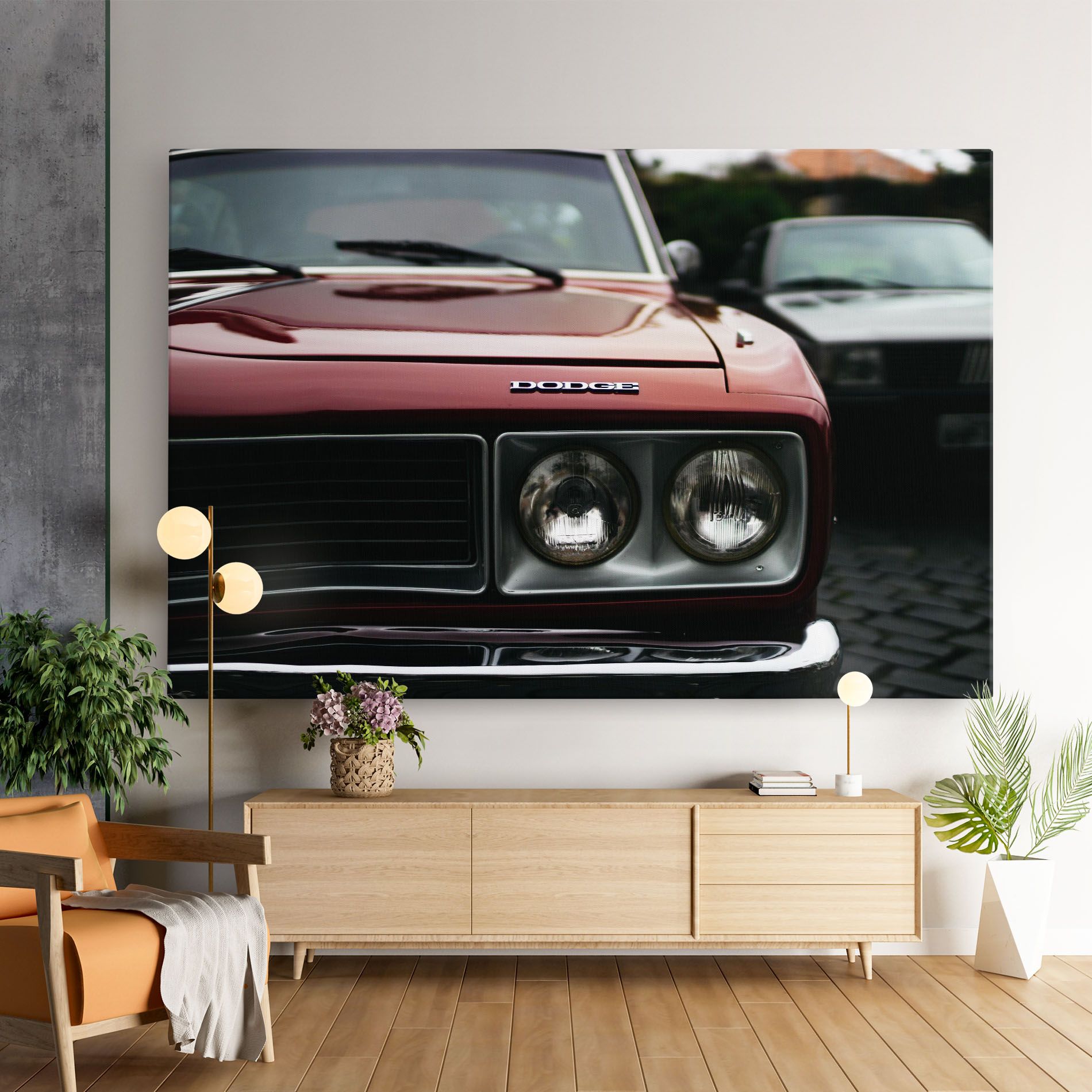 Dark Vintage Red mockup 9