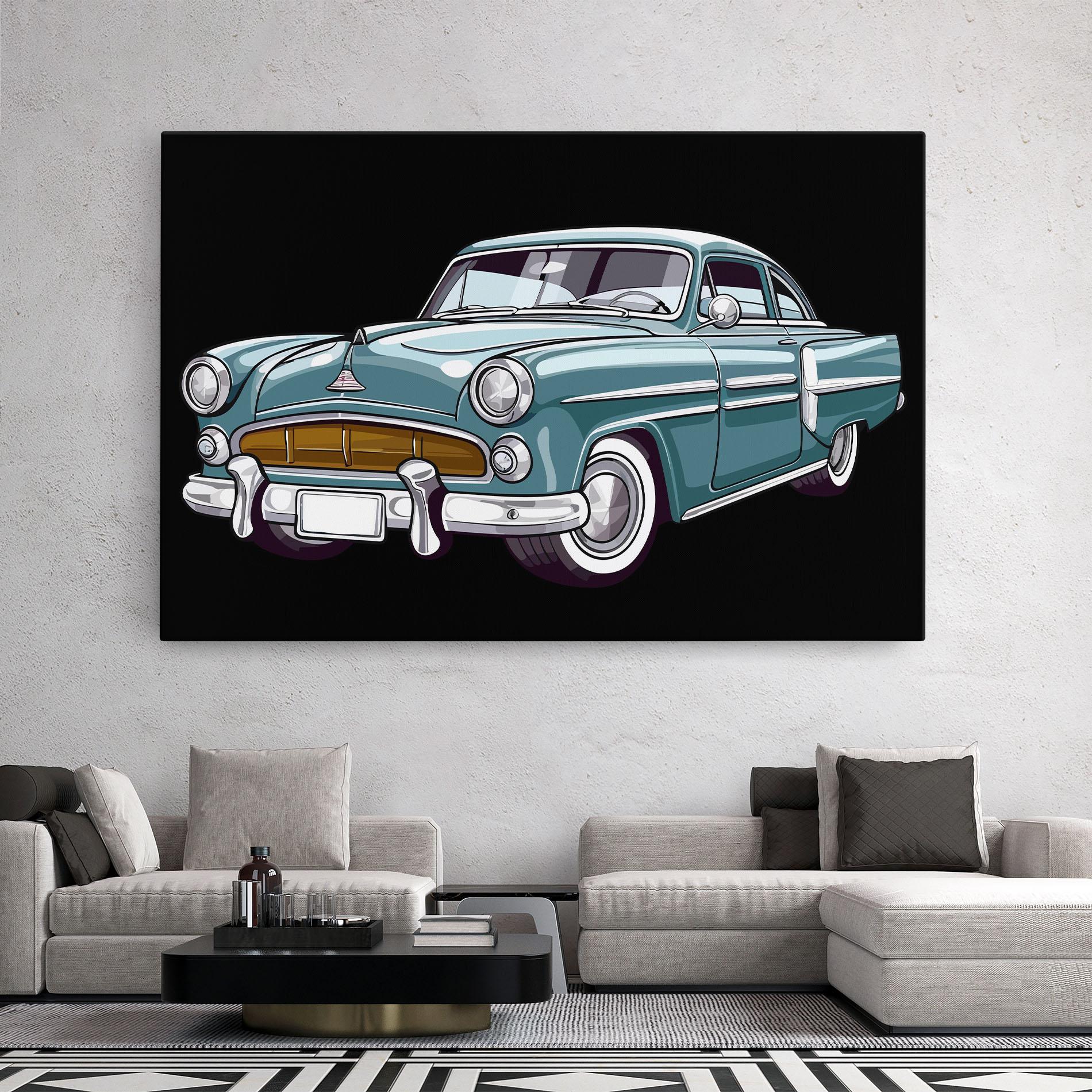 Картина на платно Ford Thunderbolt mockup 2