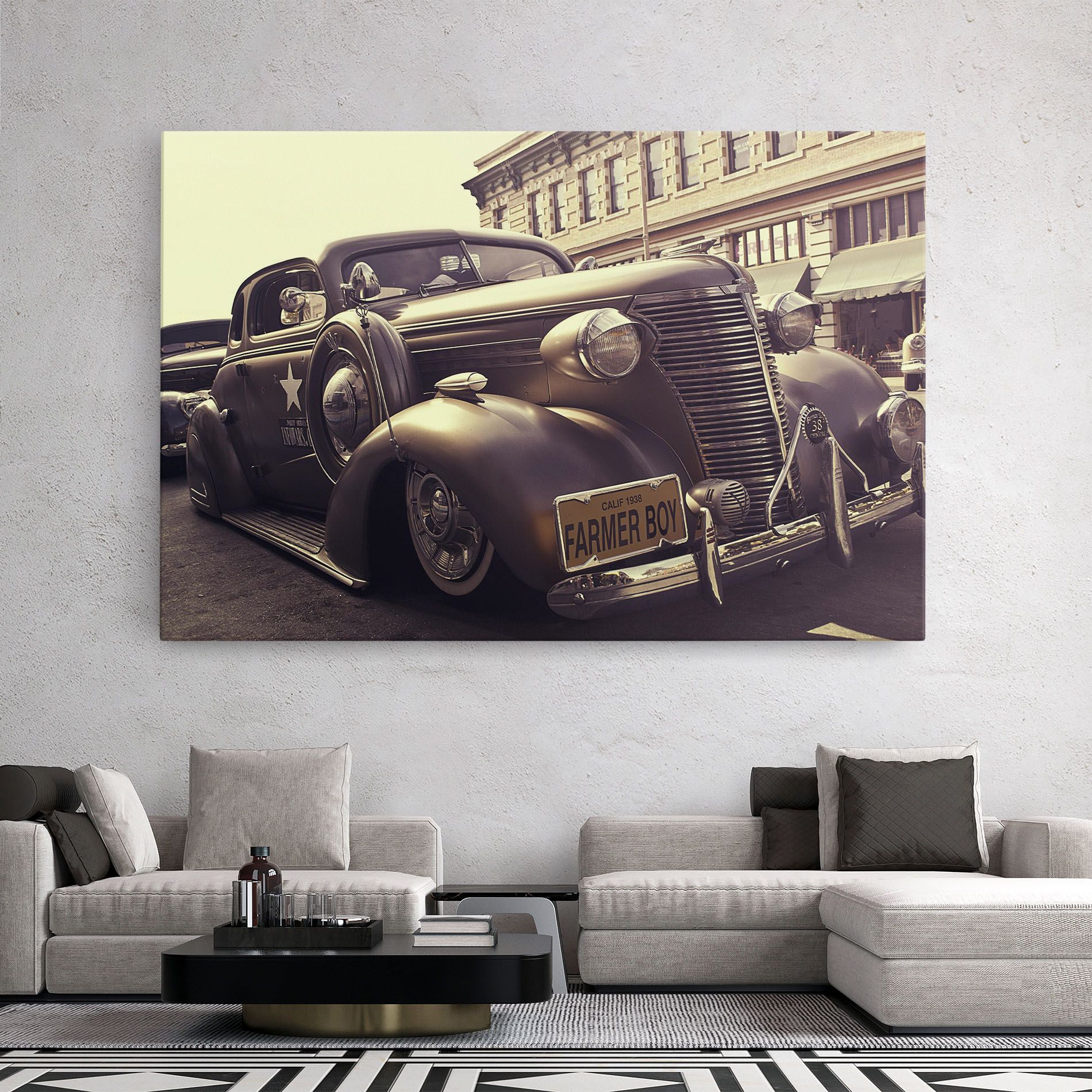 Old Classic Car mockup 2