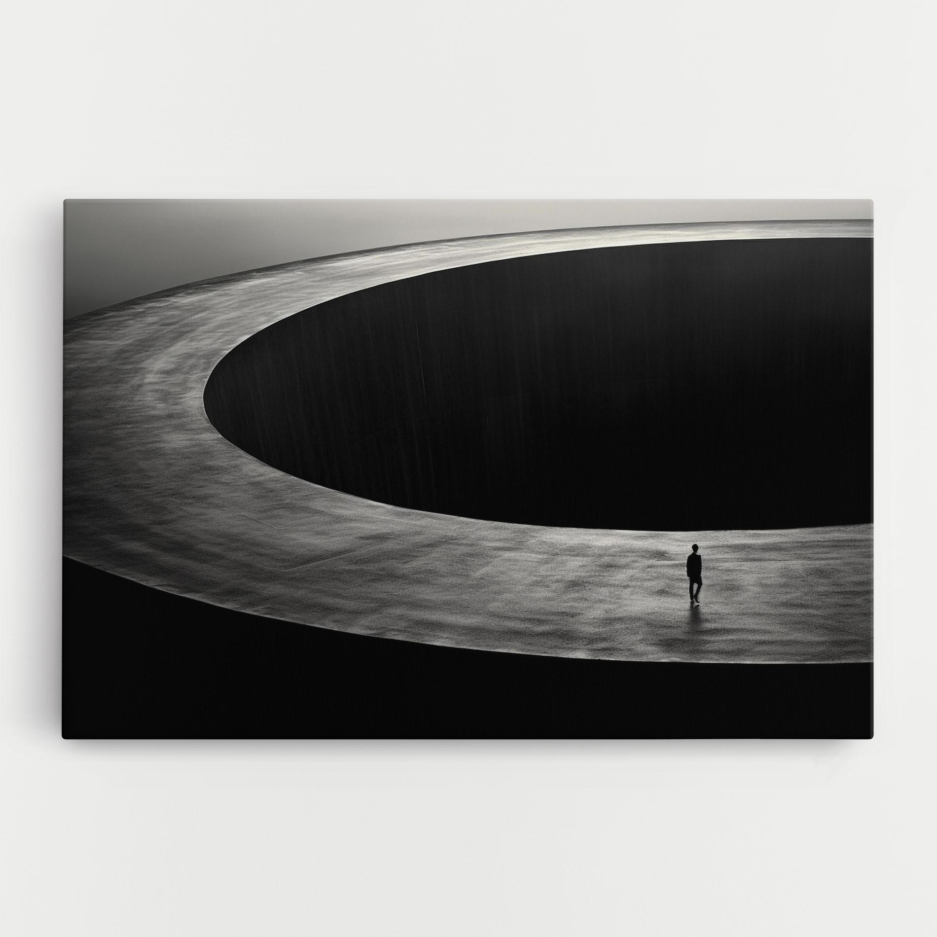 Картина на платно Man Walking mockup 0