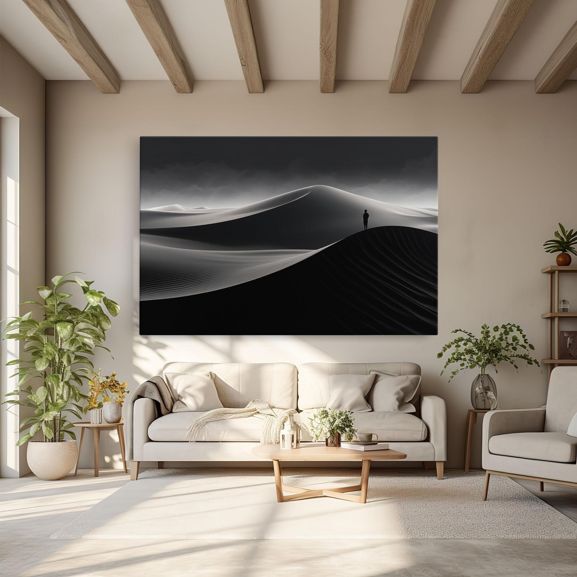 Картина на платно Grey Dune mockup 6