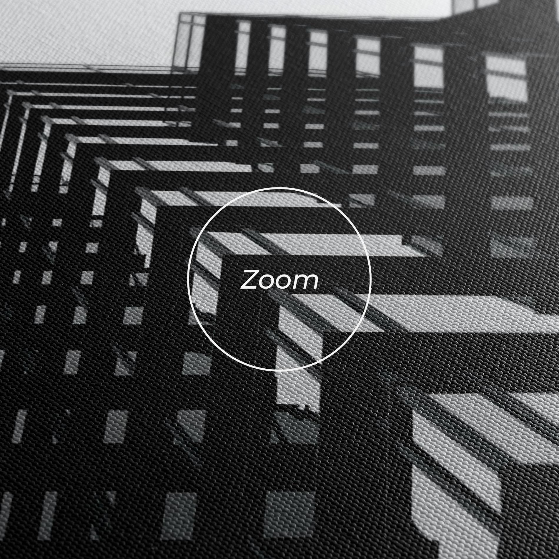 Картина на платно Black Building mockup 3