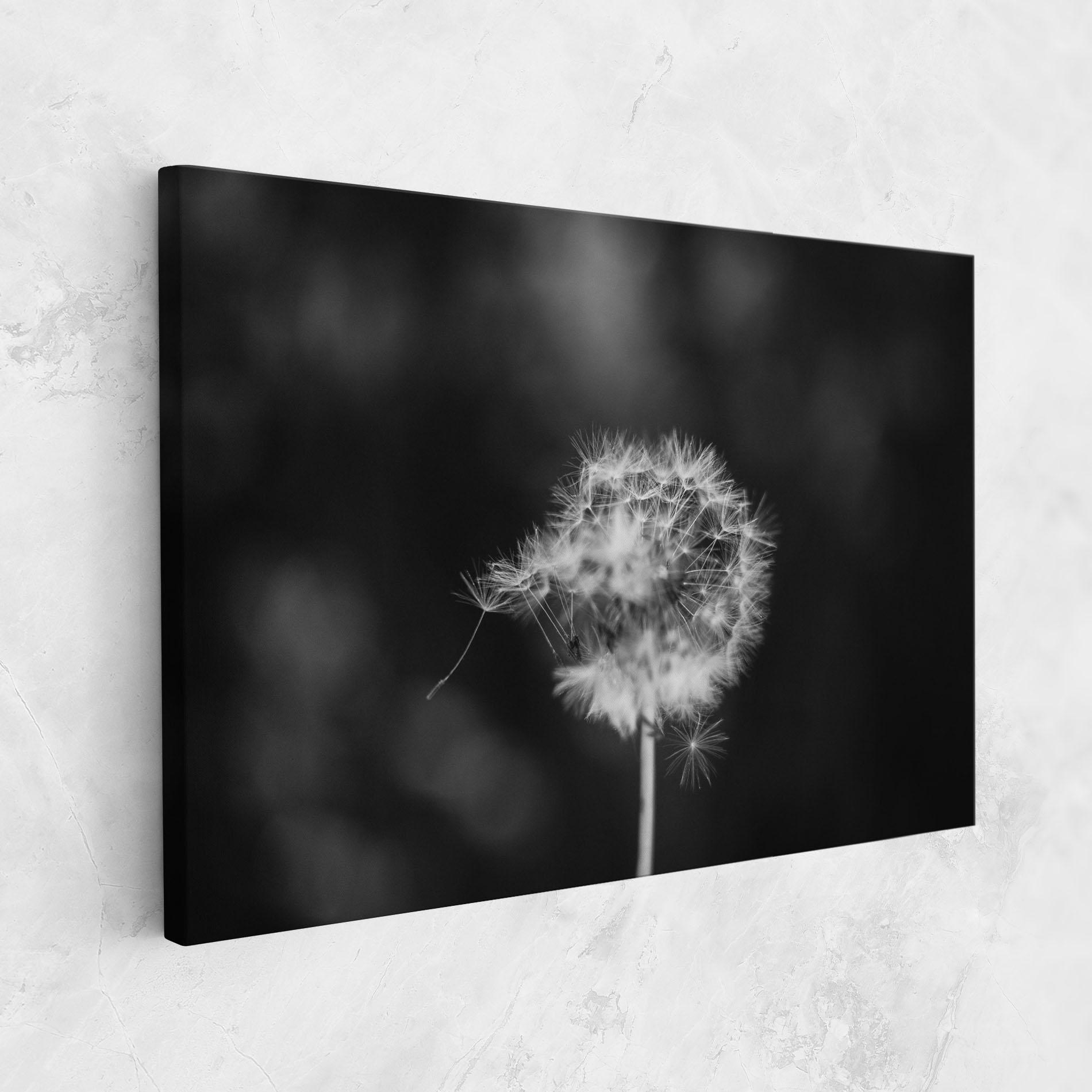 Картина на платно Grey Dandelion mockup 1