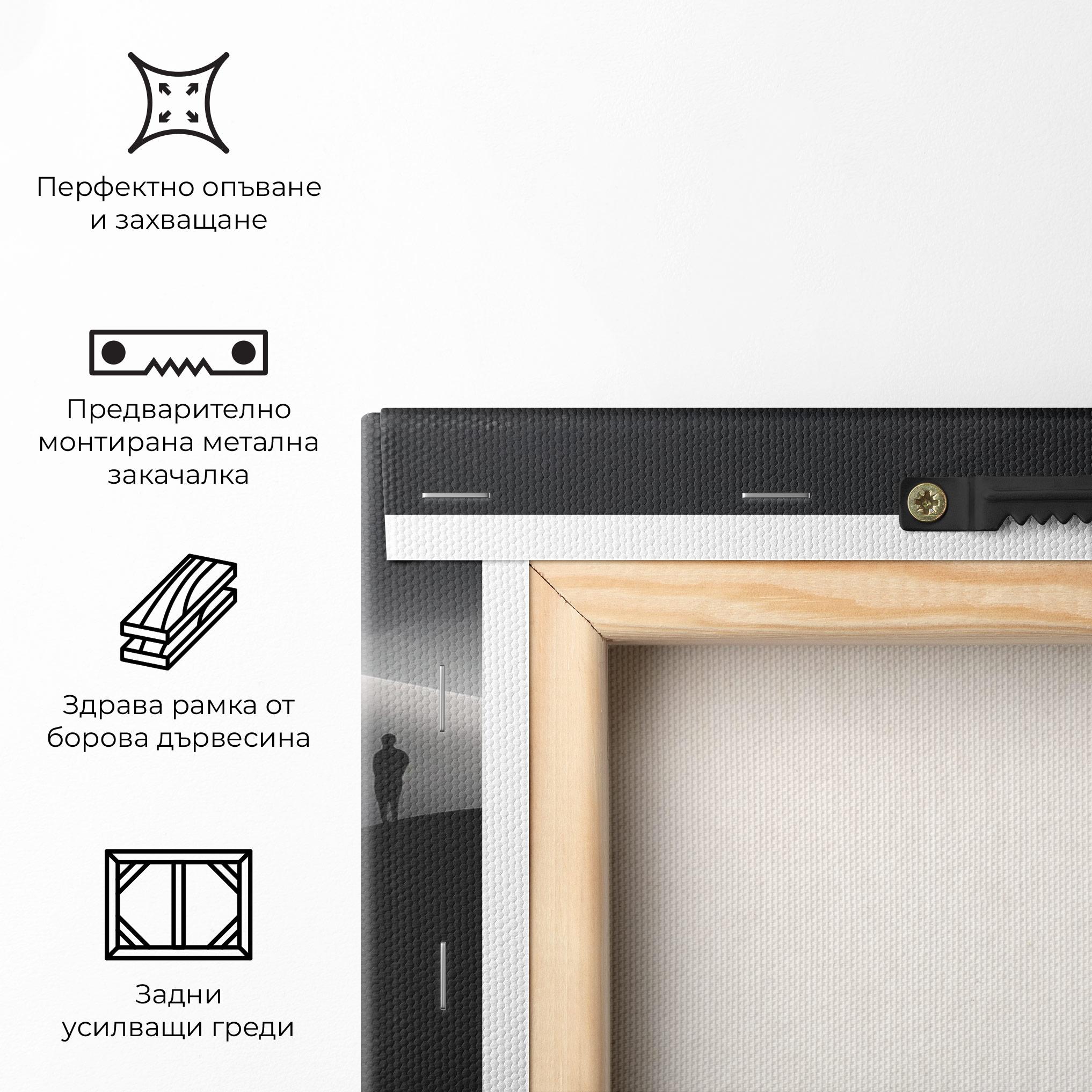 Картина на платно Grey Dune mockup 5