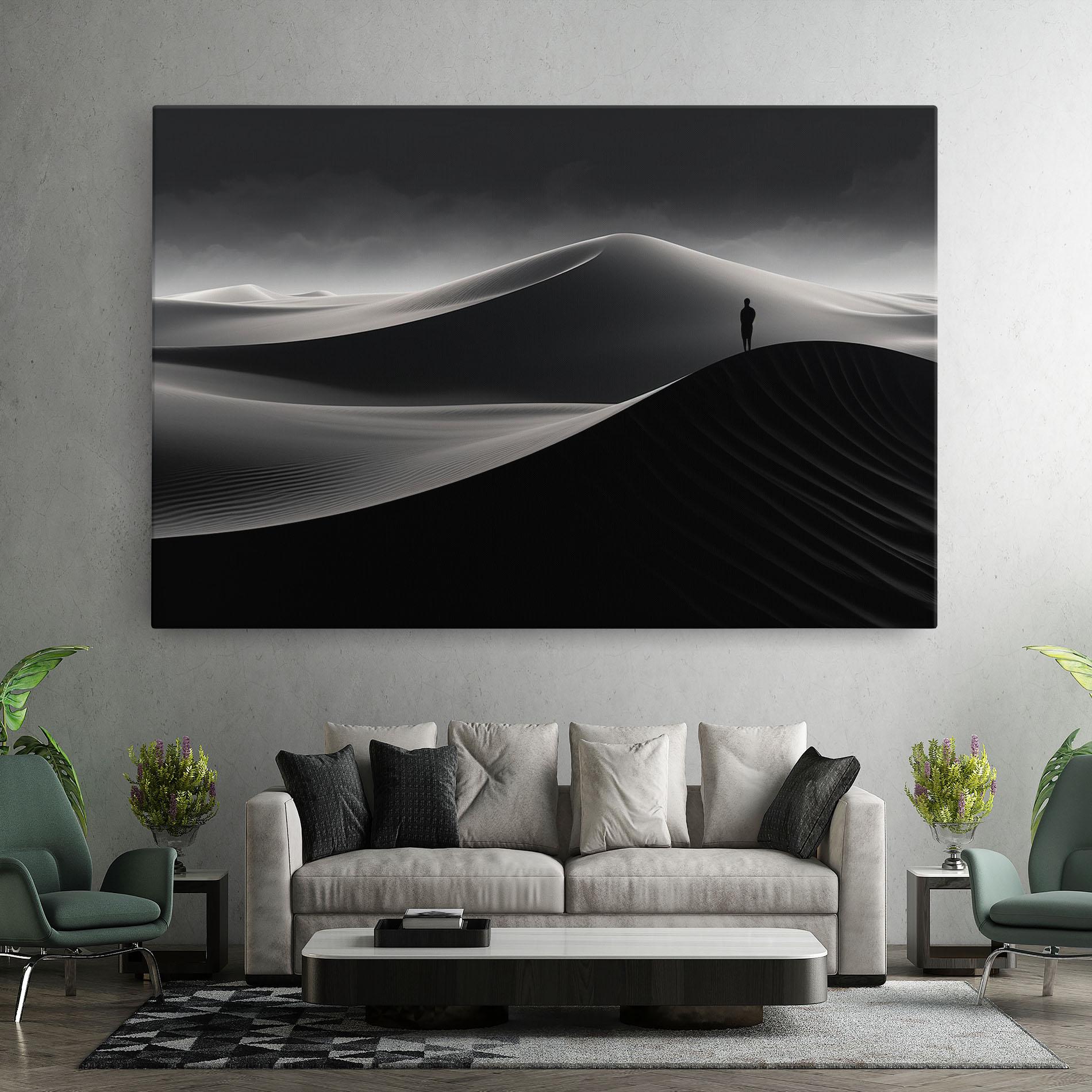 Картина на платно Grey Dune mockup 7