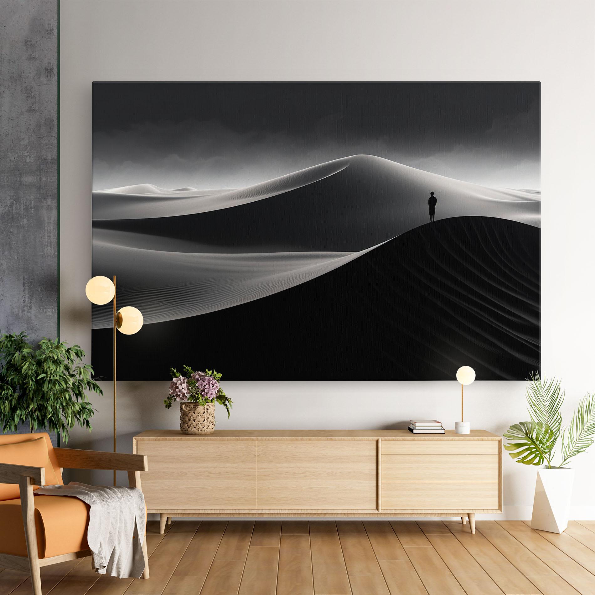 Картина на платно Grey Dune mockup 9