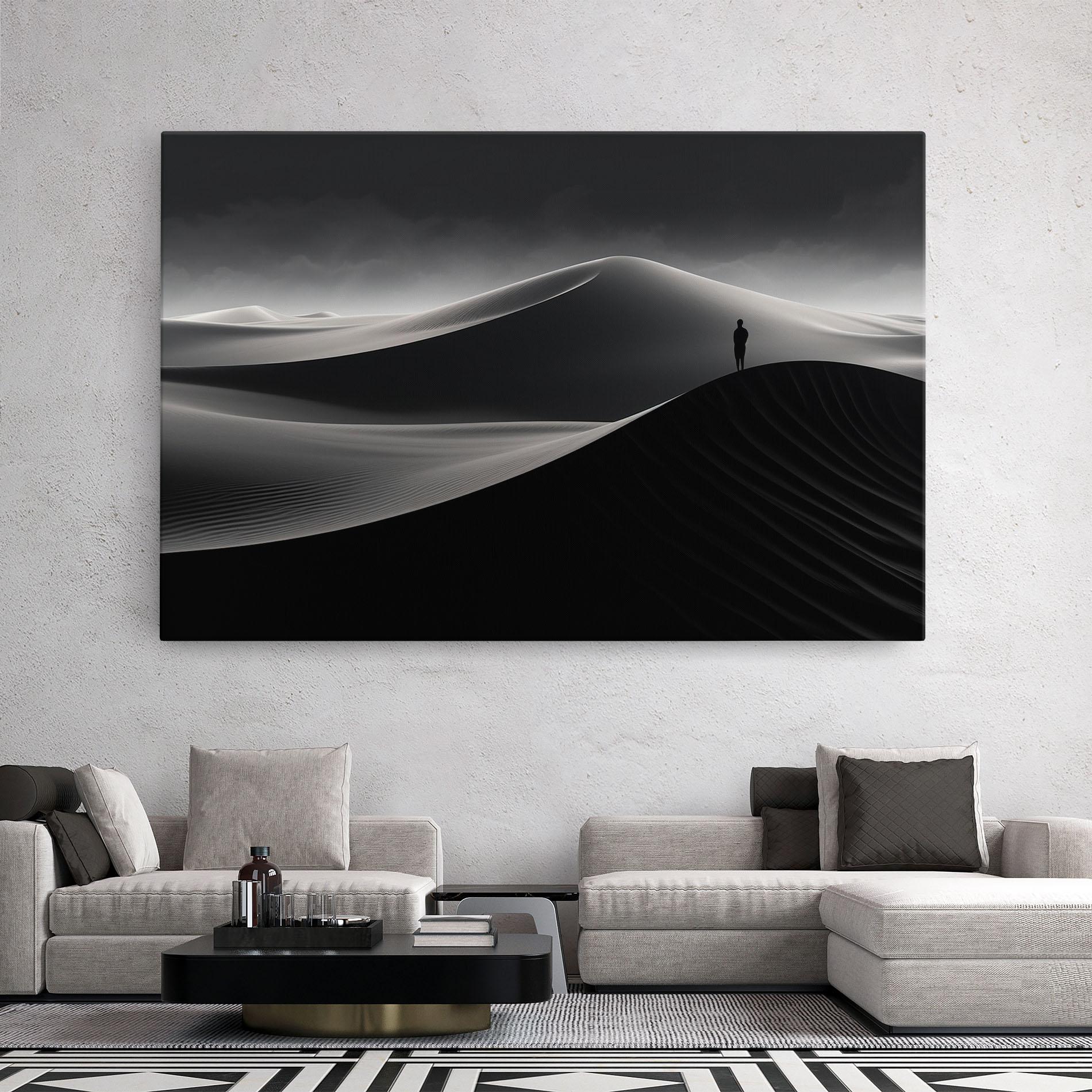 Картина на платно Grey Dune mockup 2