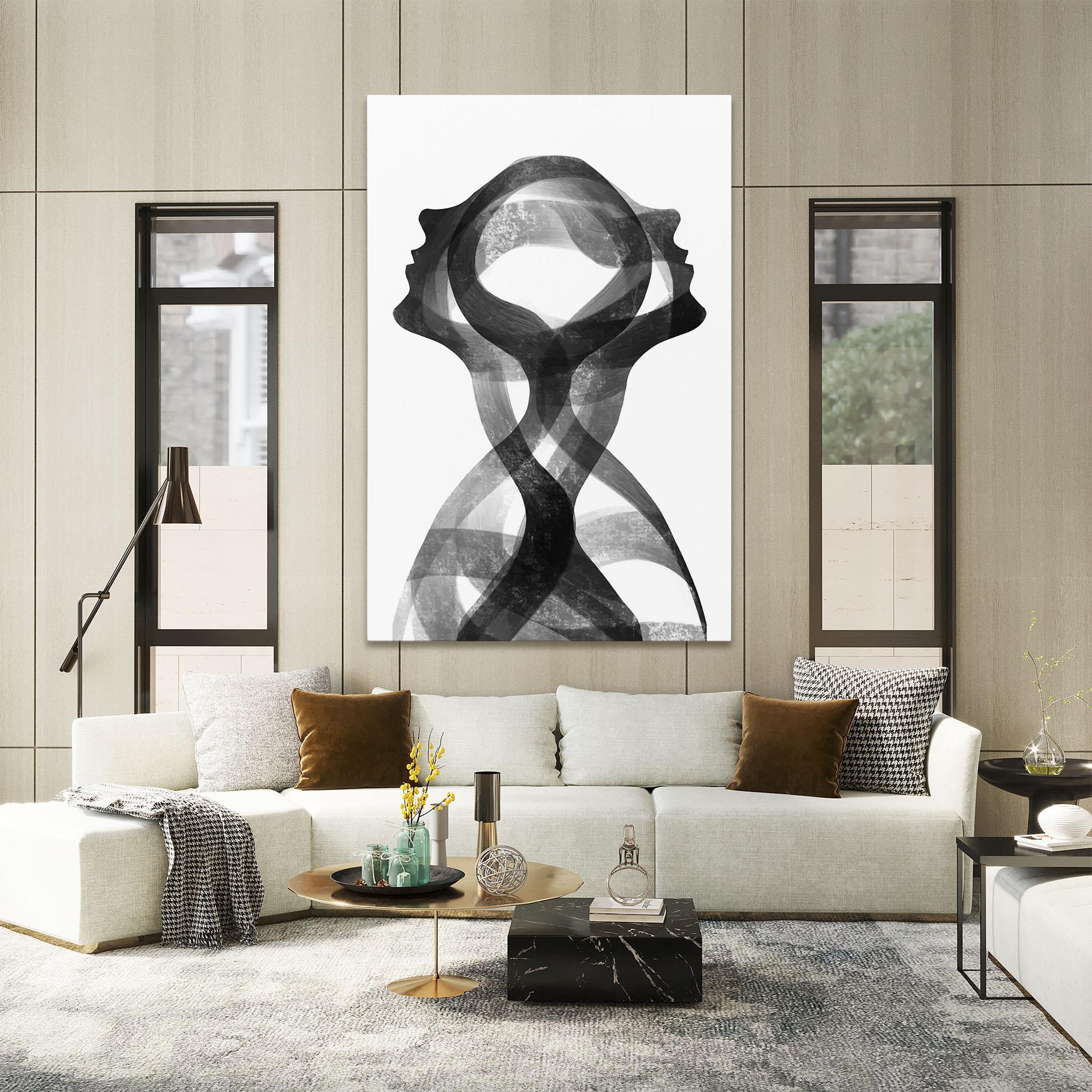 Картина на платно Human Conection mockup 2