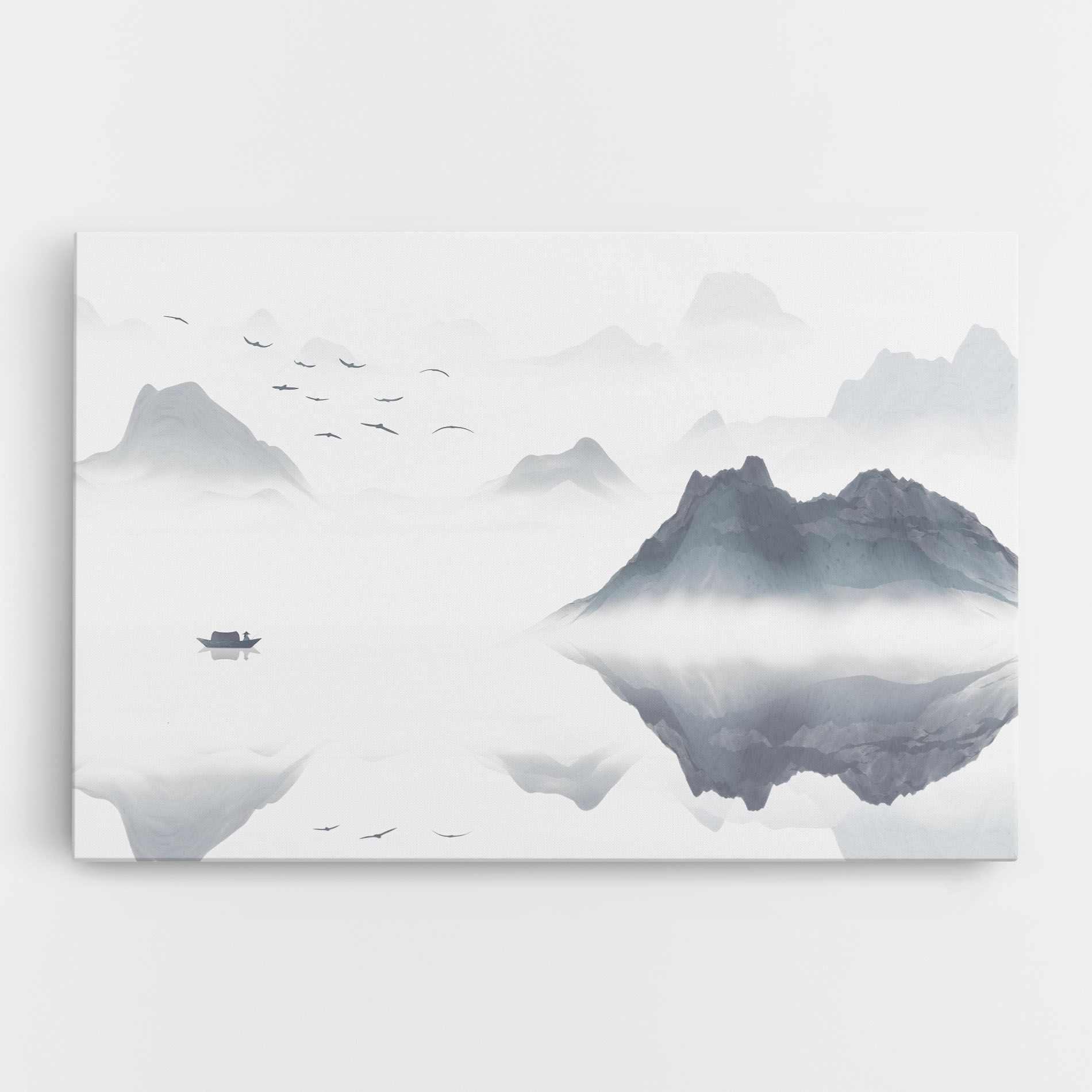 Chinese Style Mountains mockup 0