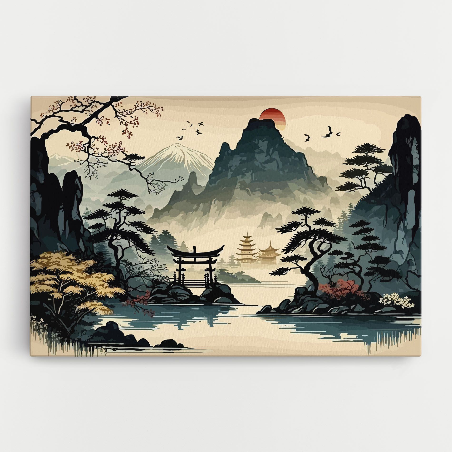 Cream Chinese Mountain mockup 0