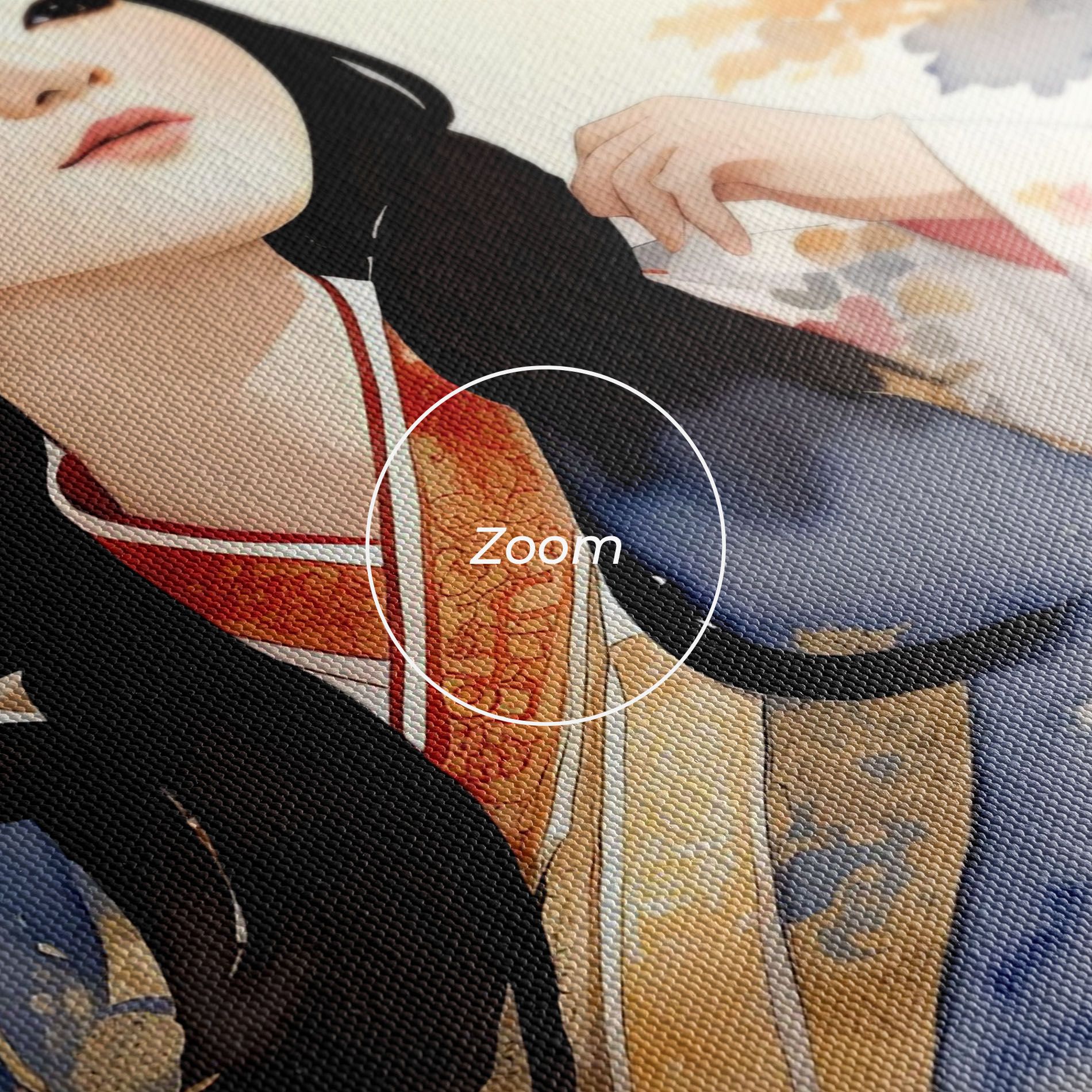 Asian Woman Dancing mockup 3