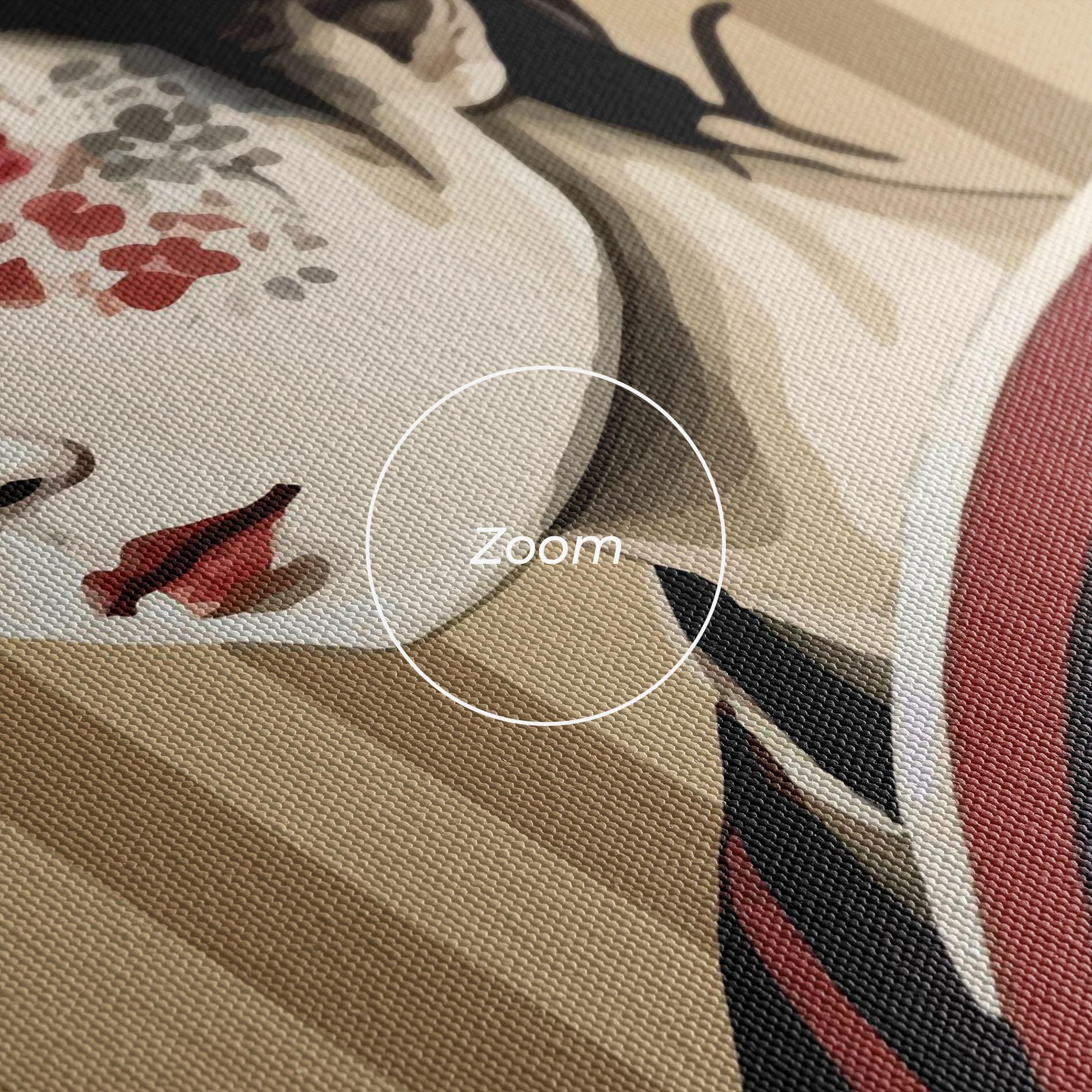 Картина на платно Asiatic Lady mockup 3