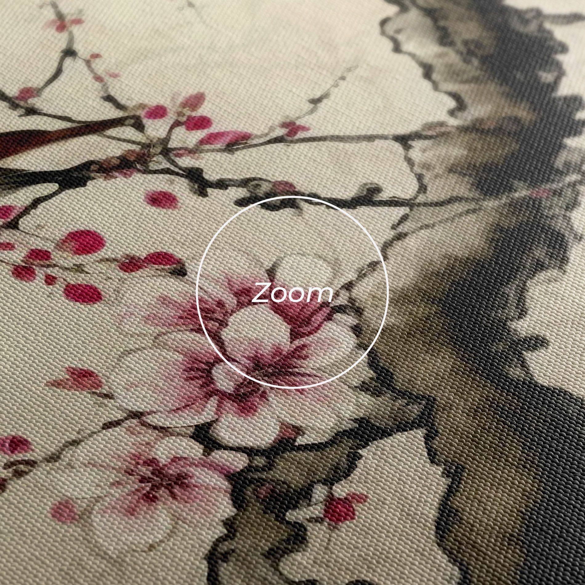 Cherry Blossom Birds mockup 3