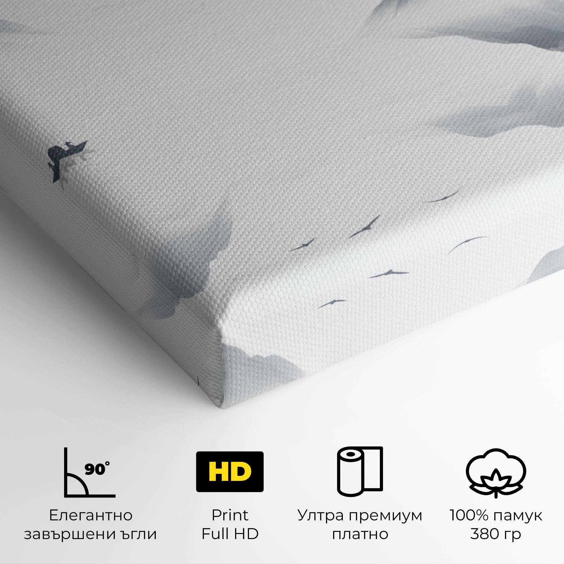 Картина на платно Chinese Style Mountains mockup 4