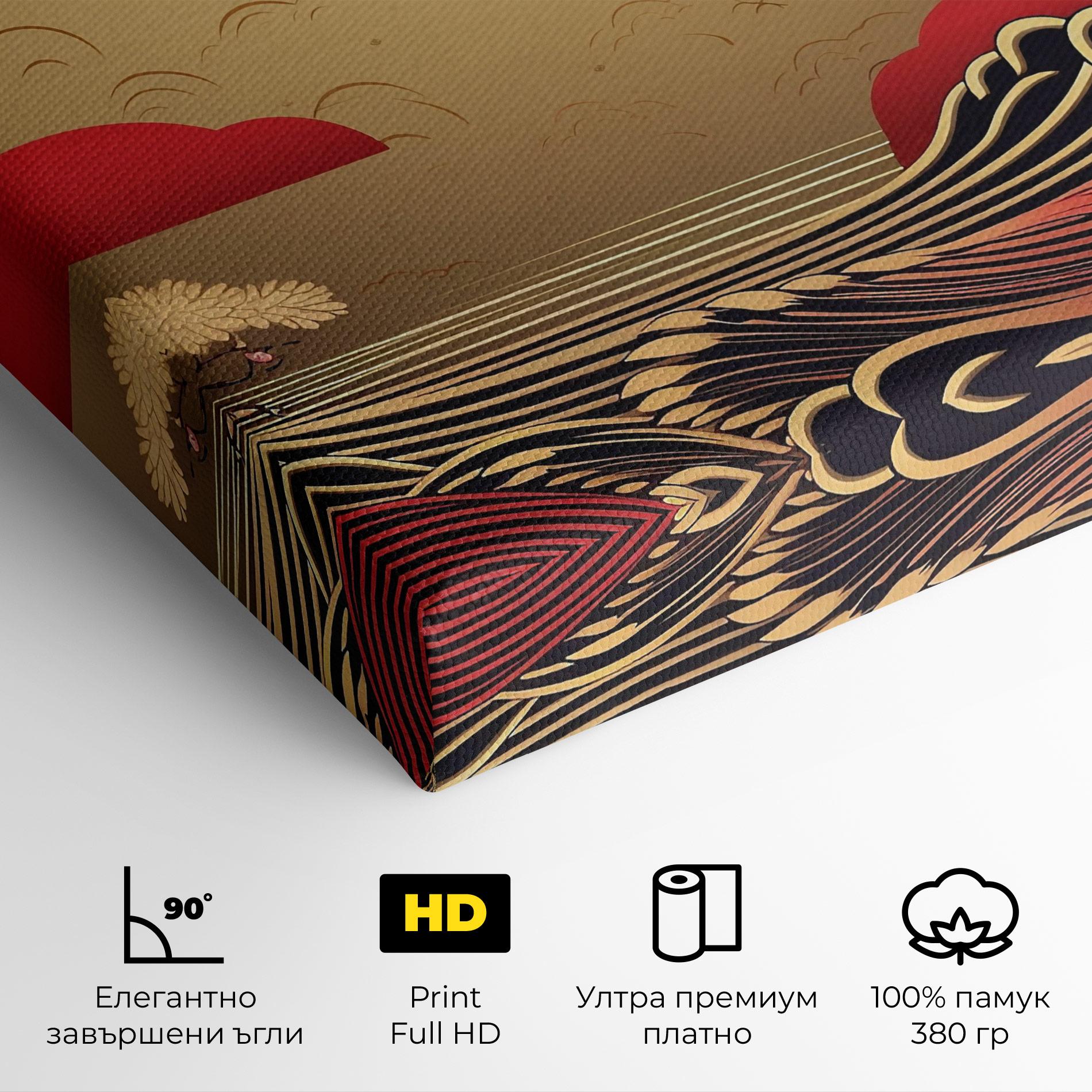 Картина на платно Chinese Wind Art mockup 4
