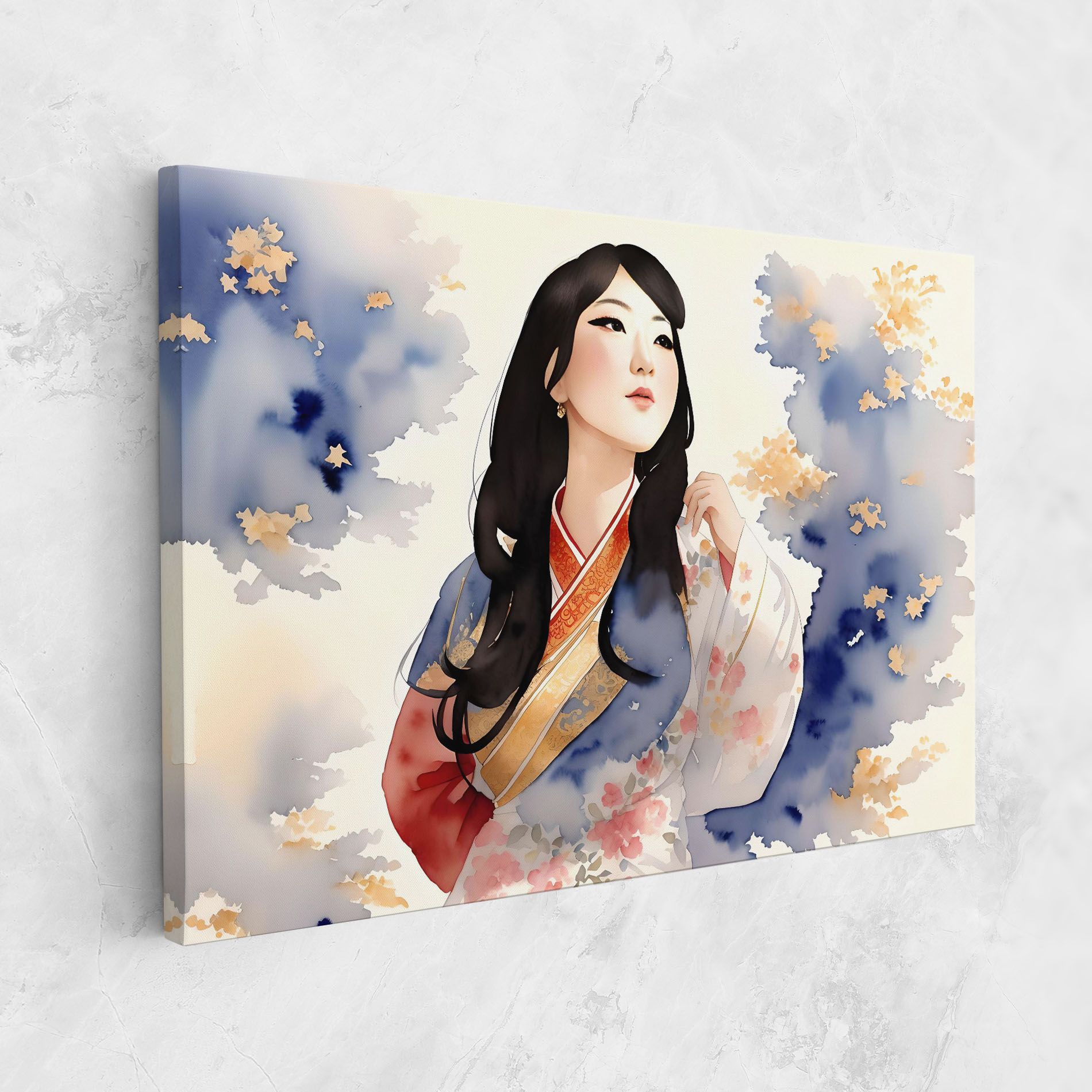 Asian Woman Dancing mockup 1