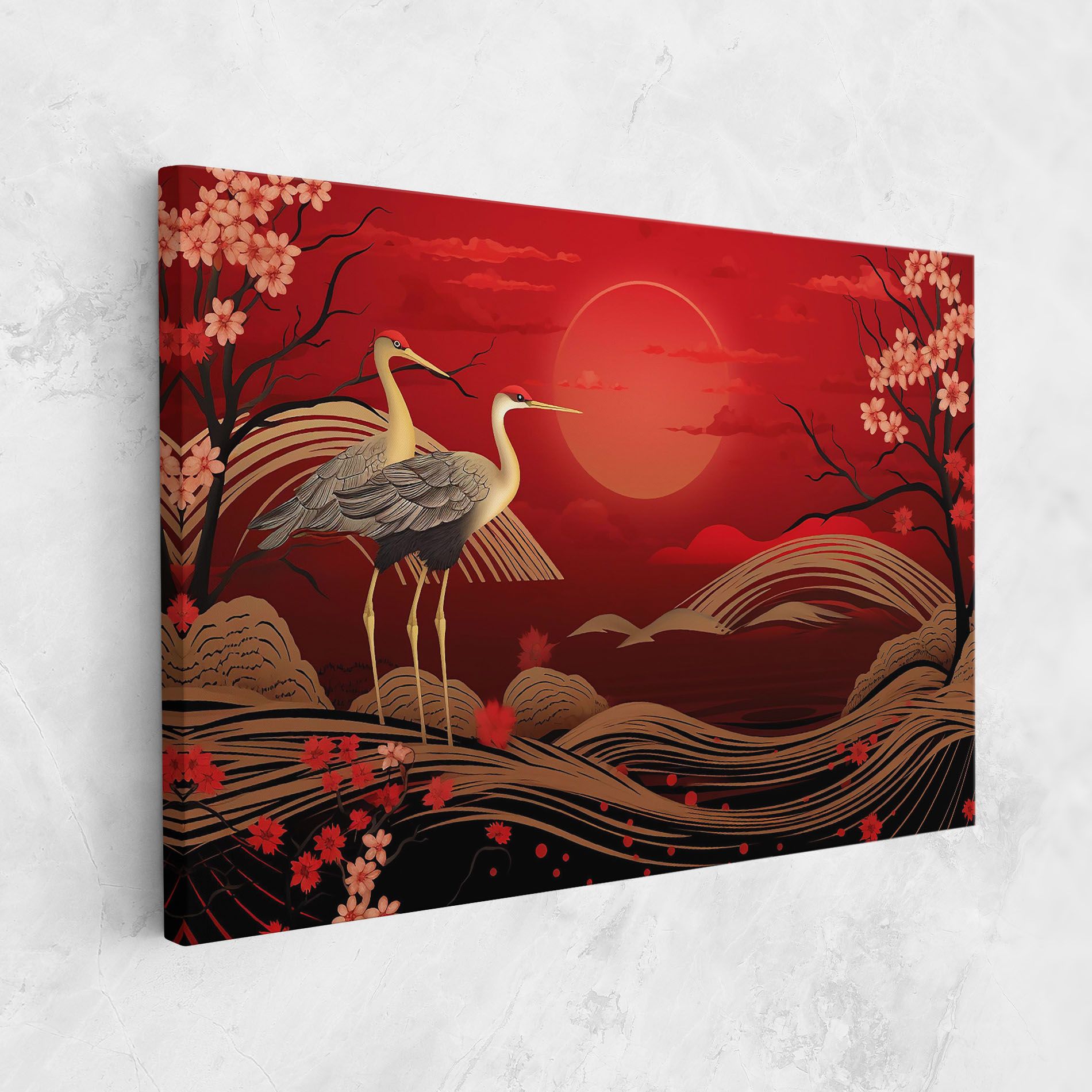 Gold Landscape Painting mockup 1