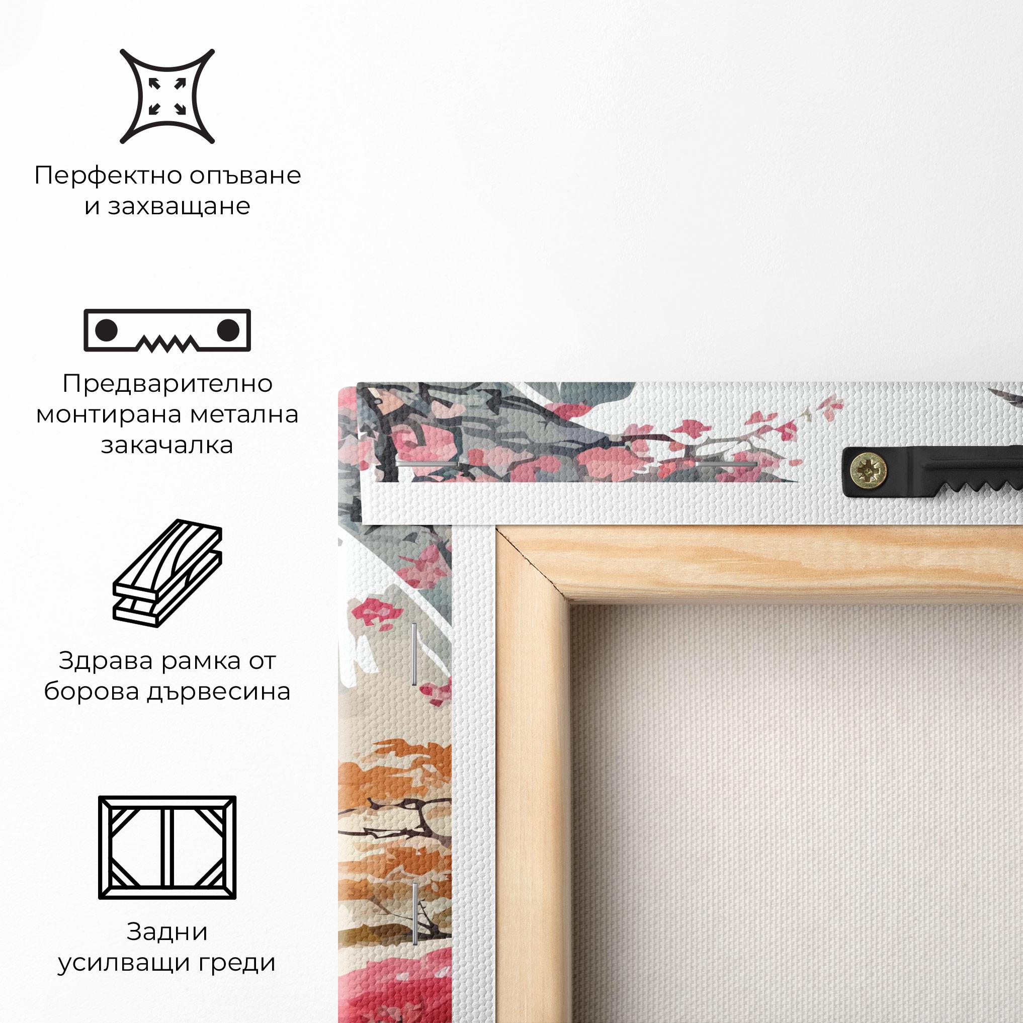 Картина на платно Beautiful Asiatic View mockup 5