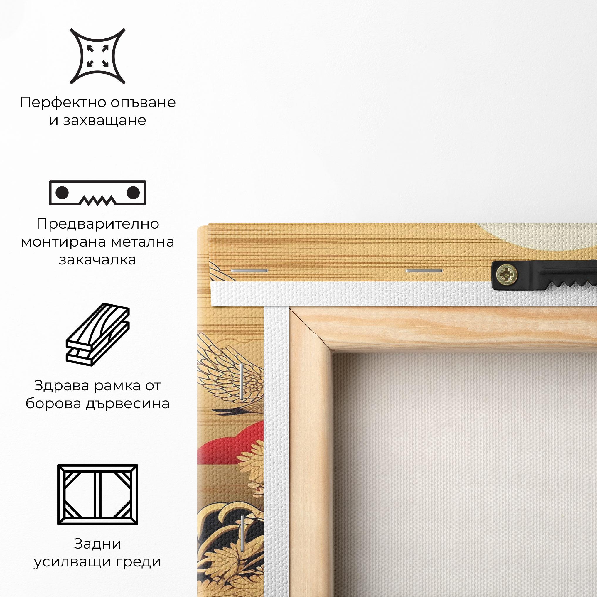 Картина на платно Chinese Wind Art mockup 5