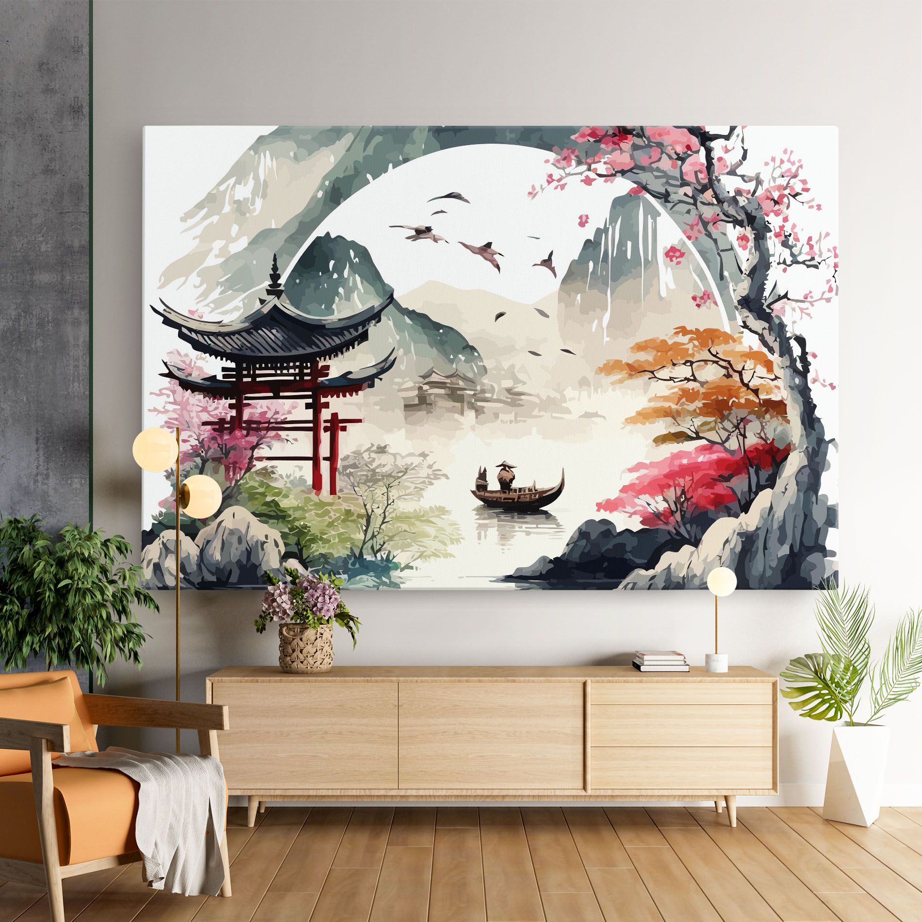 Beautiful Asiatic View mockup 9