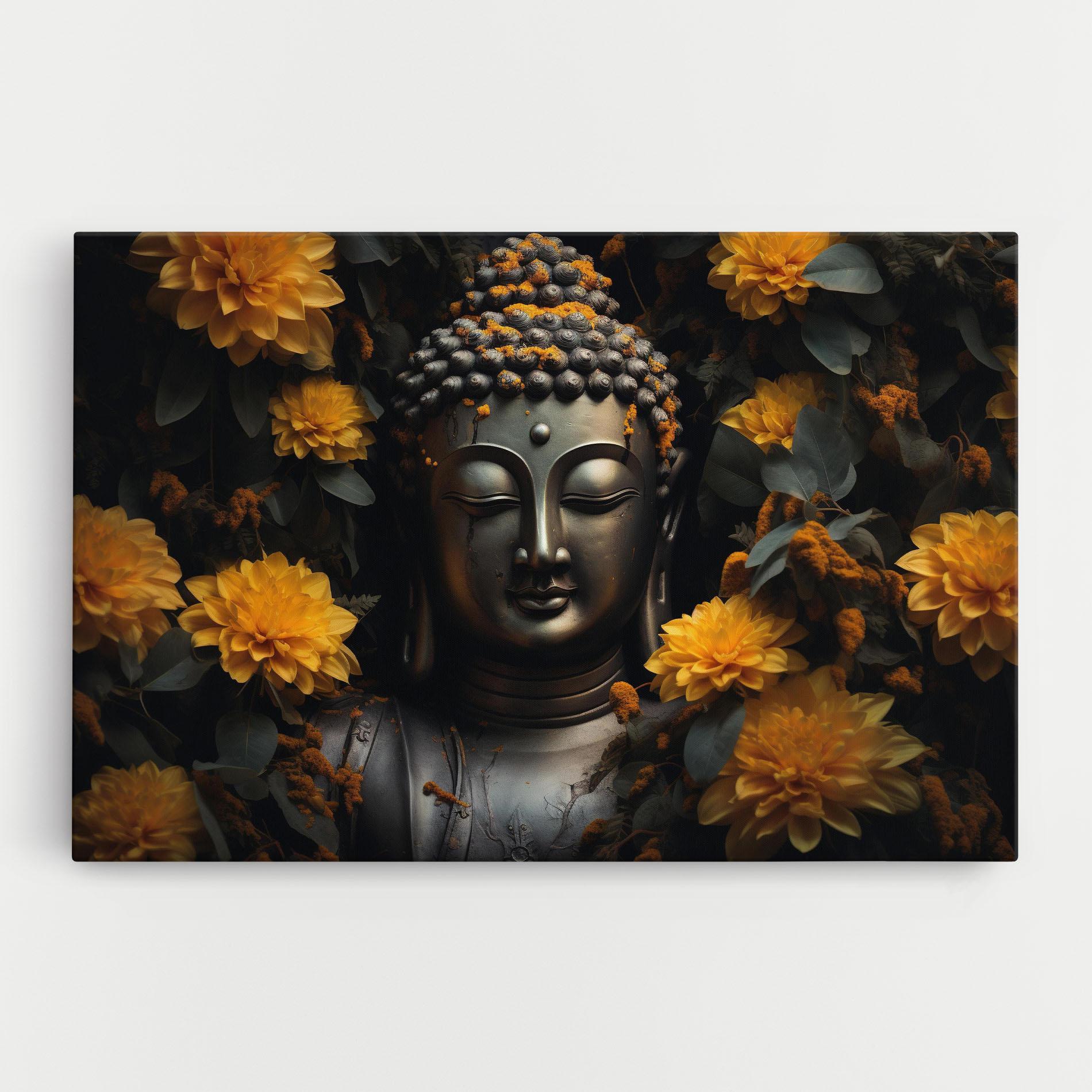 Картина на платно Buddha Peace Statue mockup 0