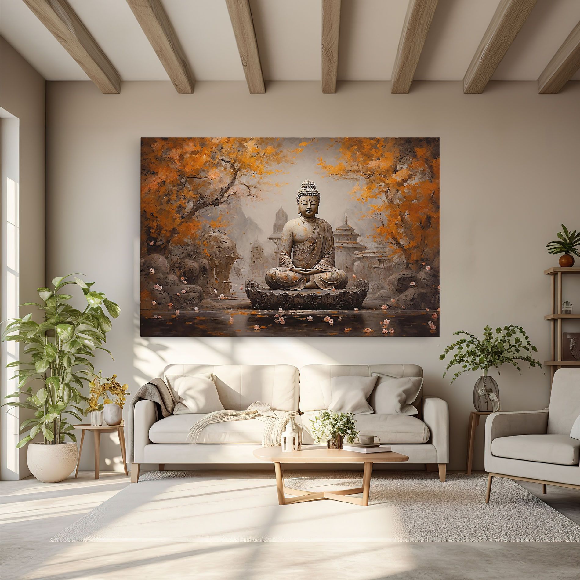 Beautiful Buddha Art mockup 6