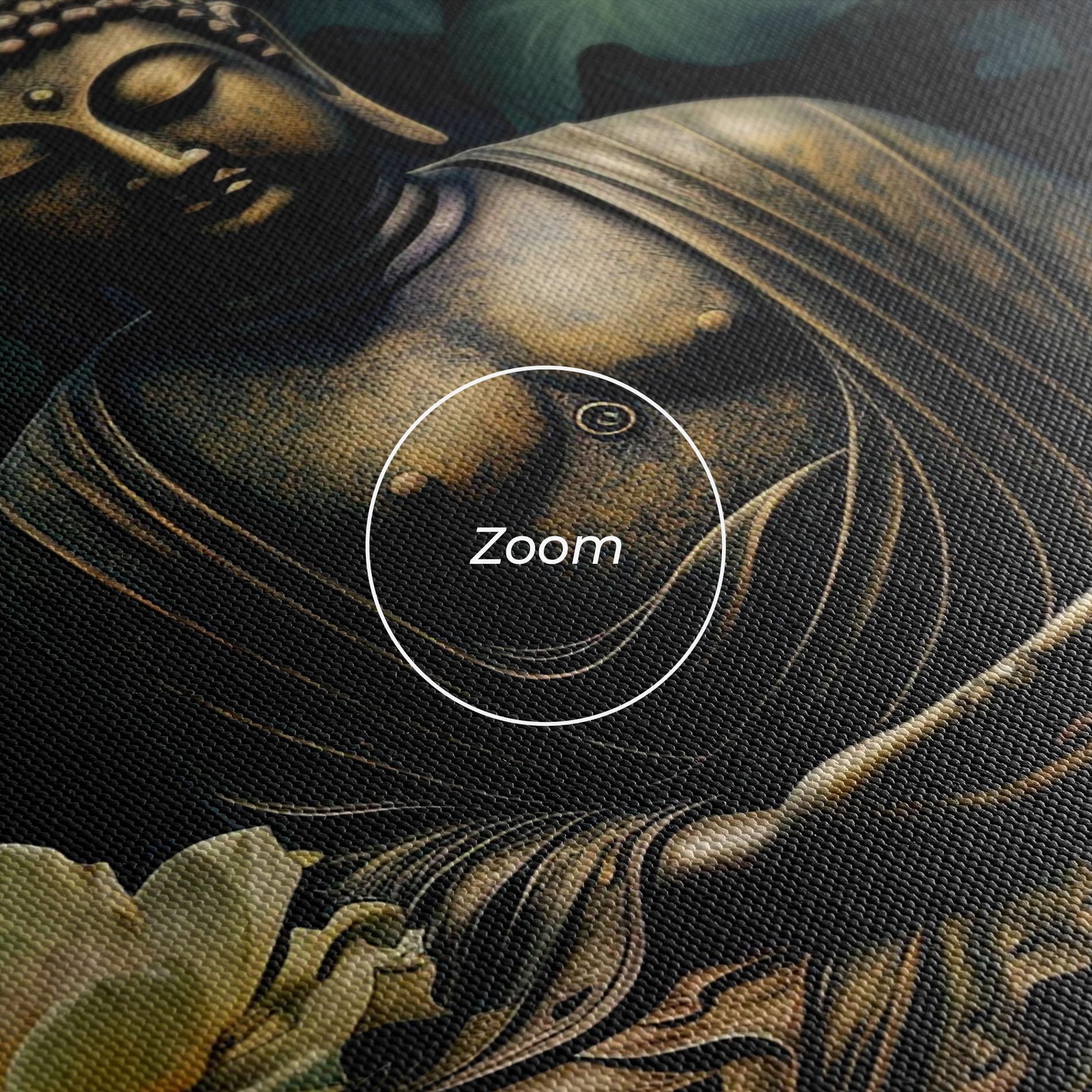 Картина на платно Calm Buddha Art mockup 3