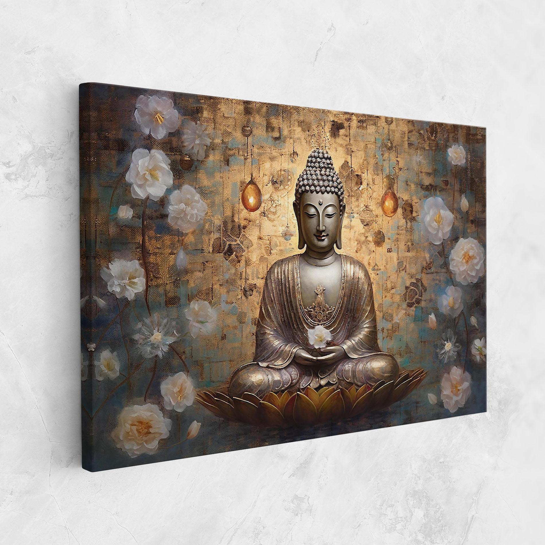 Картина на платно Buddha Meditation Art mockup 1