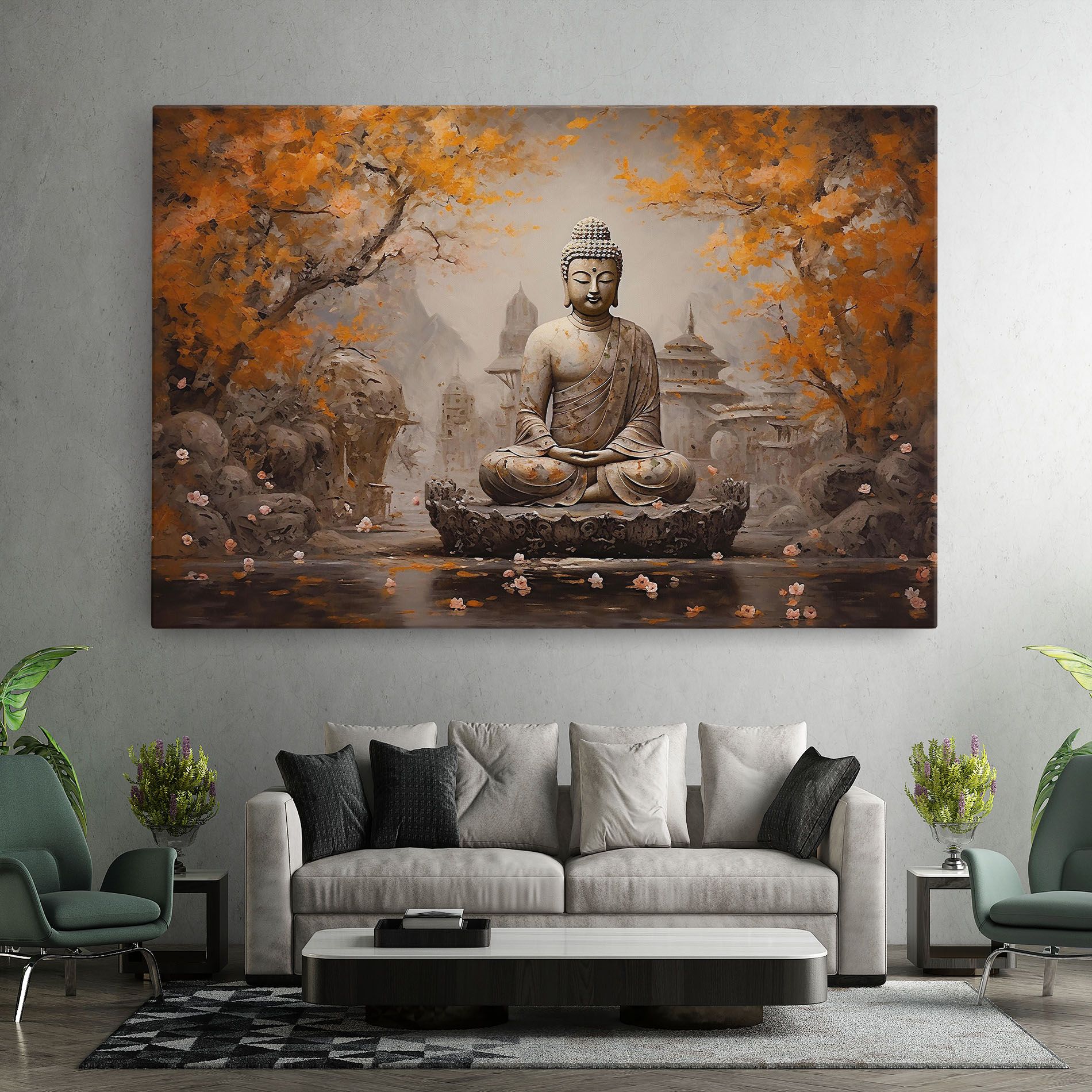 Beautiful Buddha Art mockup 7