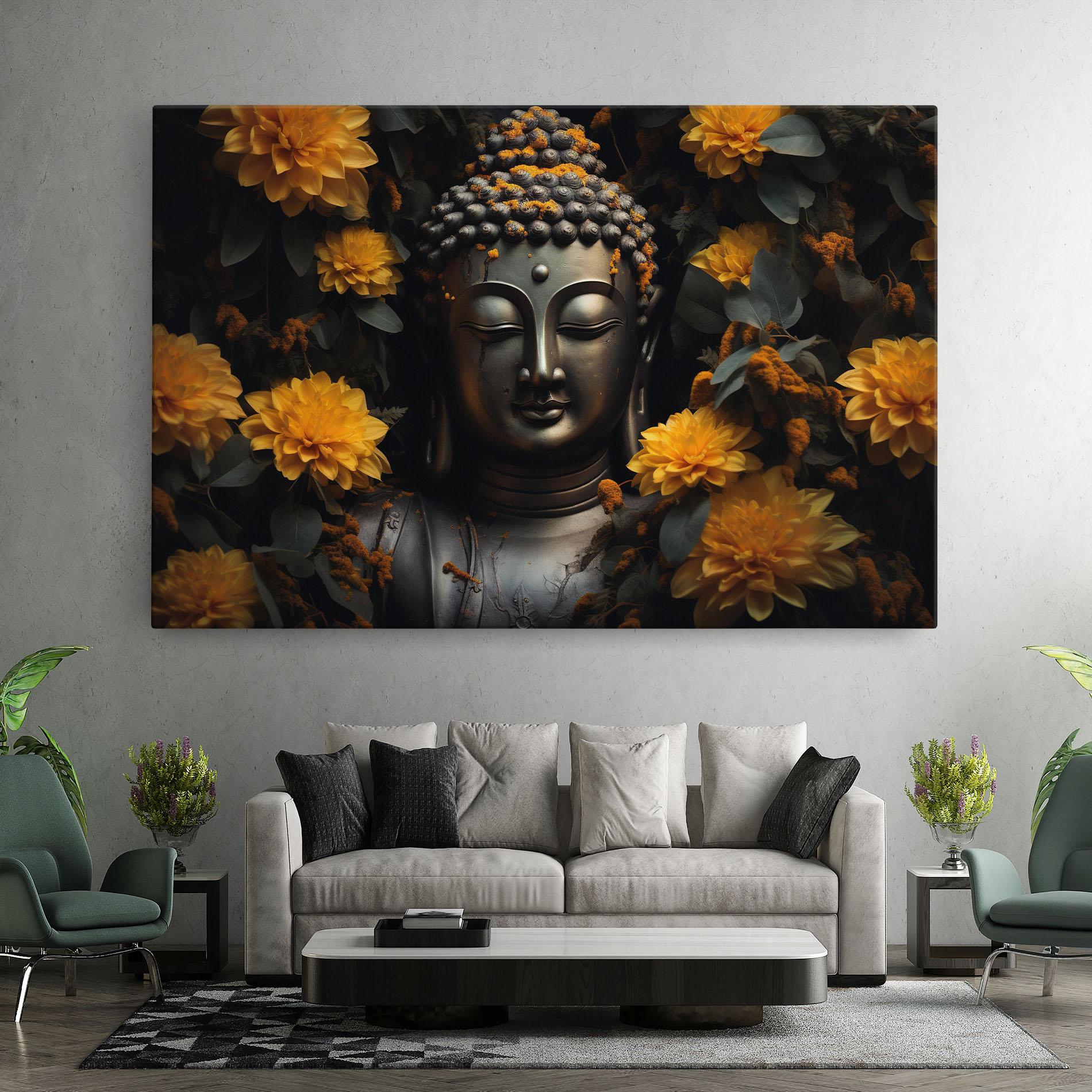 Картина на платно Buddha Peace Statue mockup 7