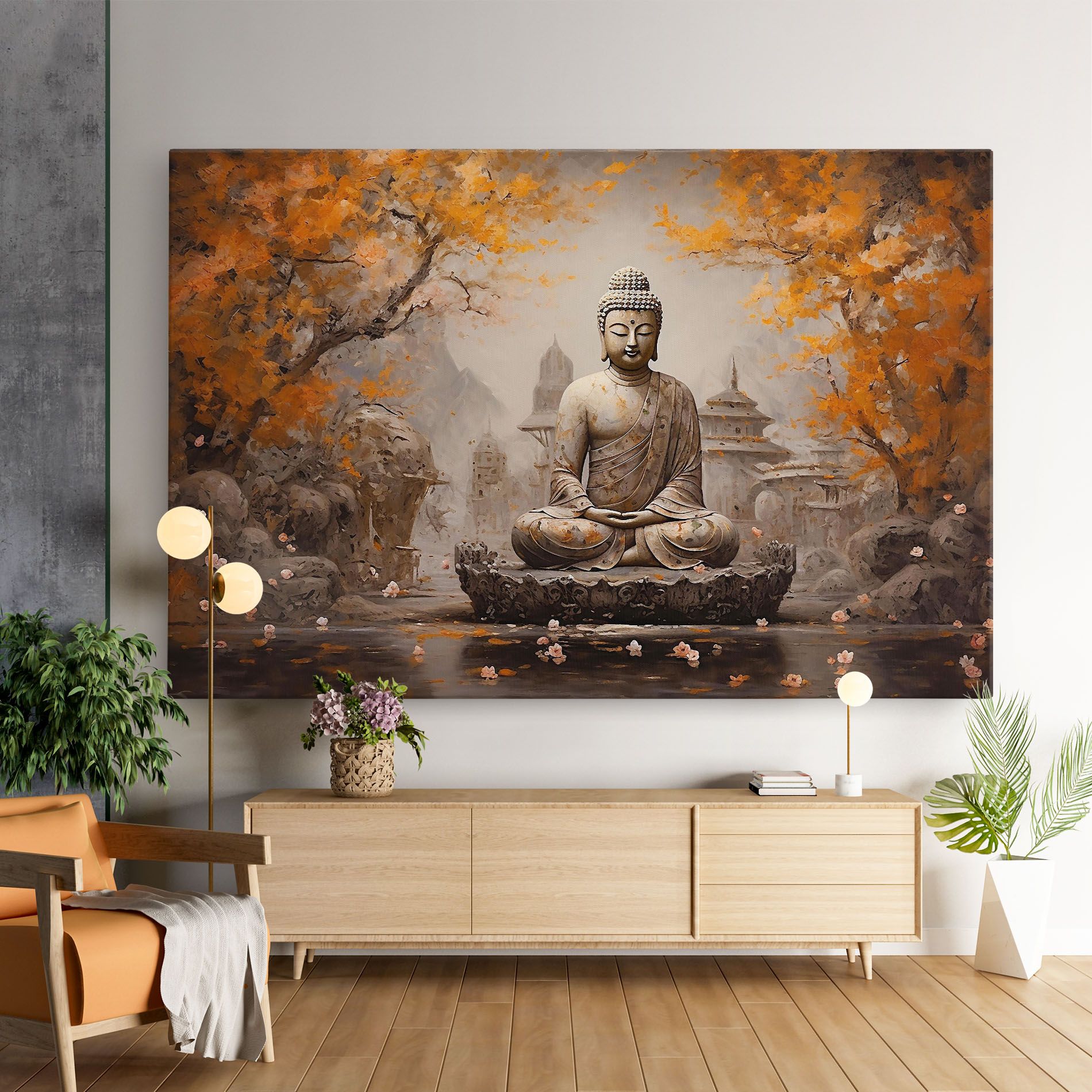Beautiful Buddha Art mockup 9