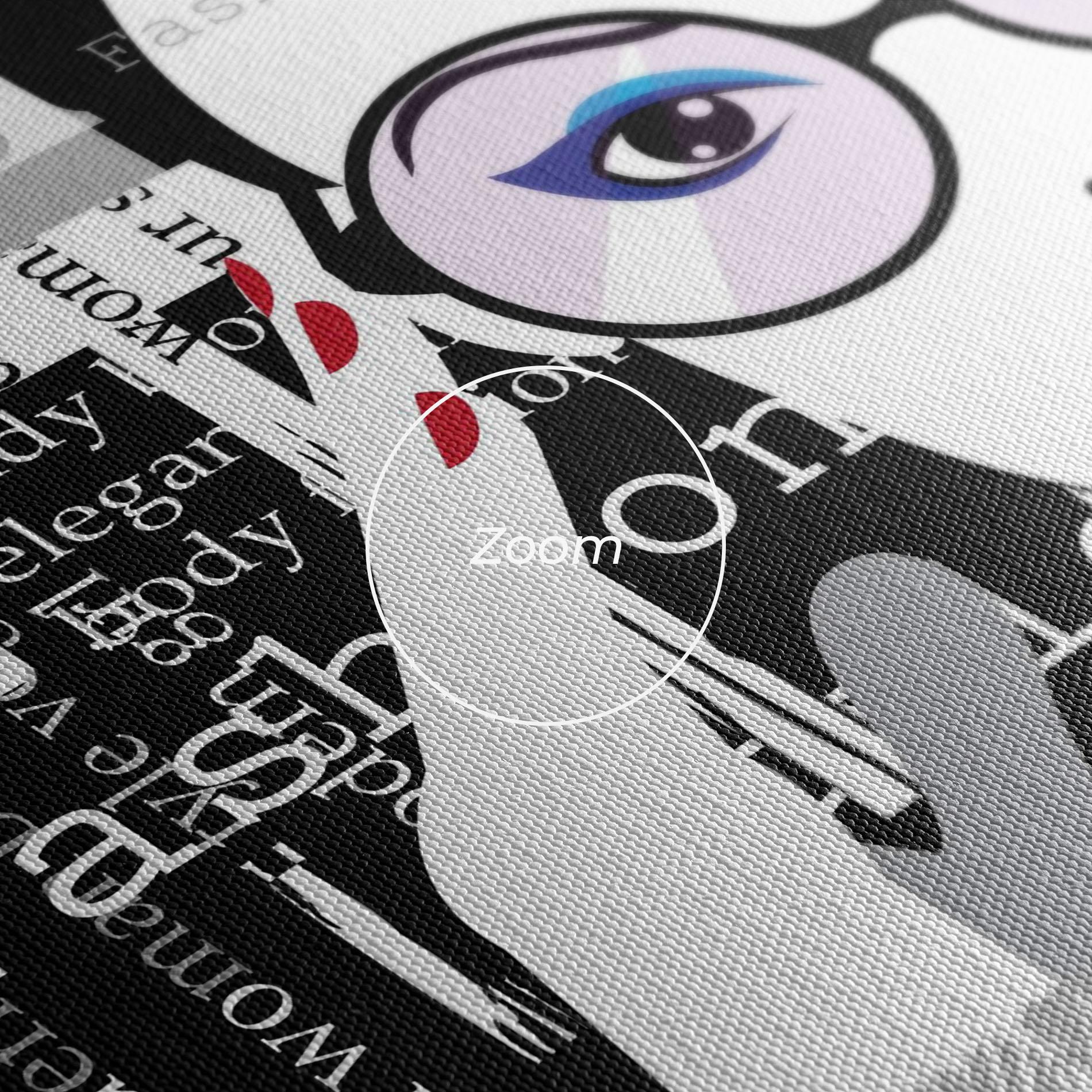 Картина на платно Fashion Collage mockup 3