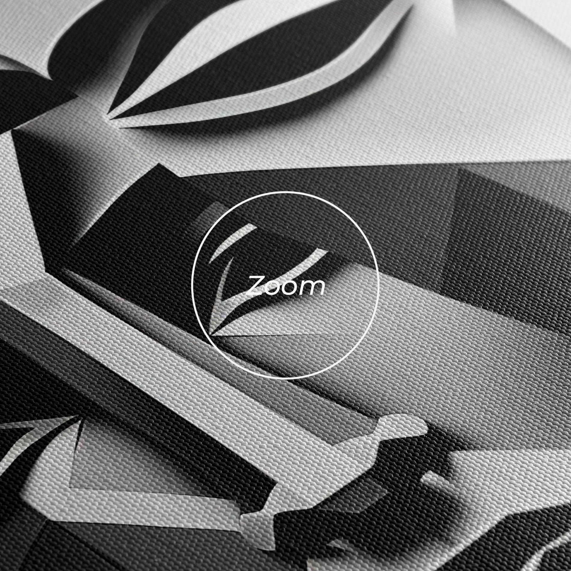 Картина на платно Grey Faces Collage mockup 3